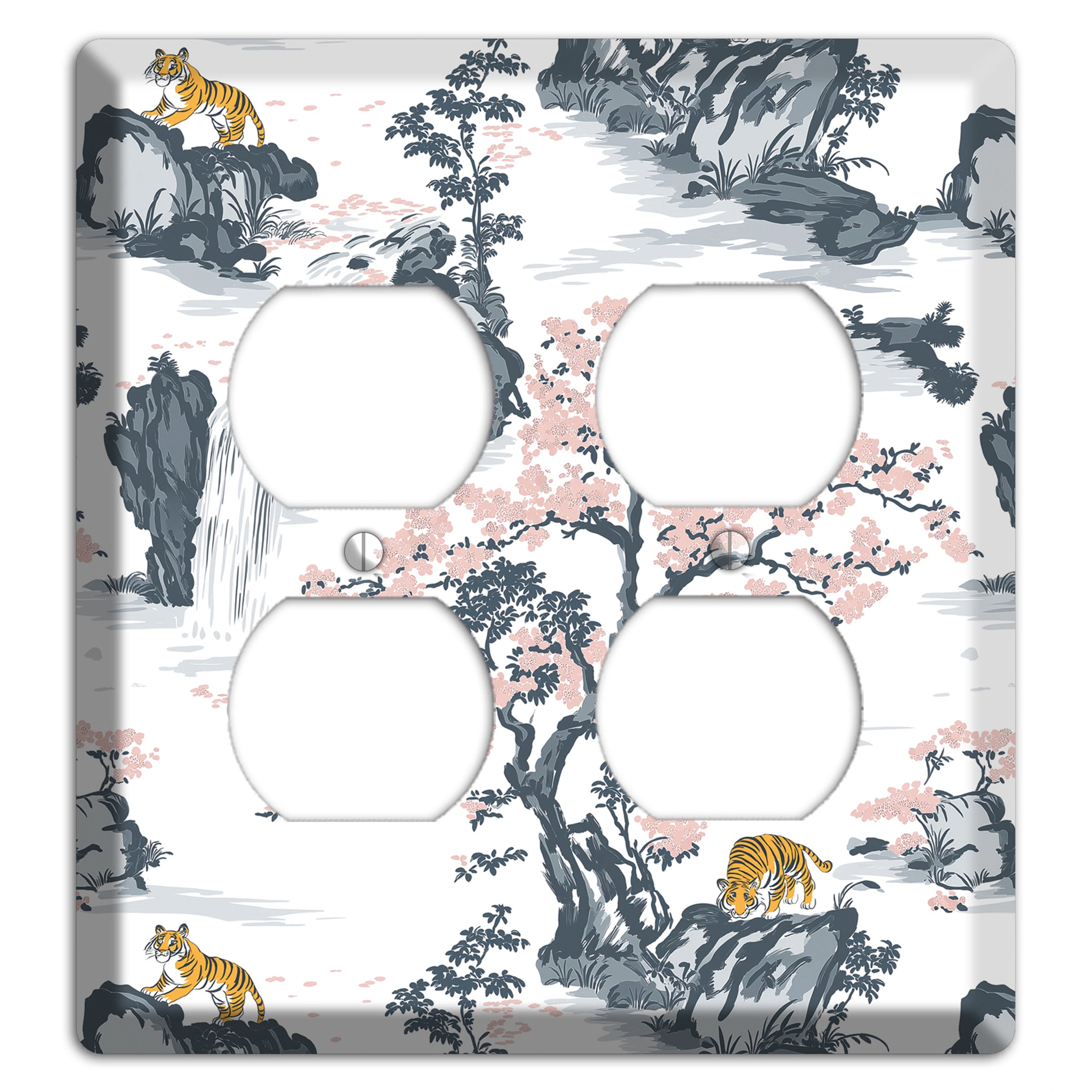 Tiger's Mountain Vigil 2 Duplex Wallplate