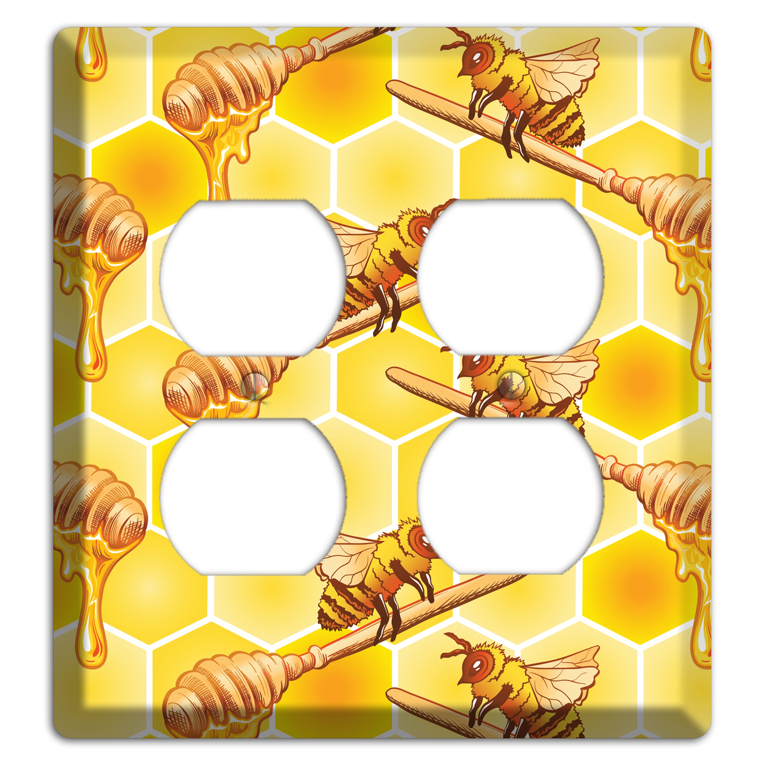 Honeyed Vigil 2 Duplex Wallplate