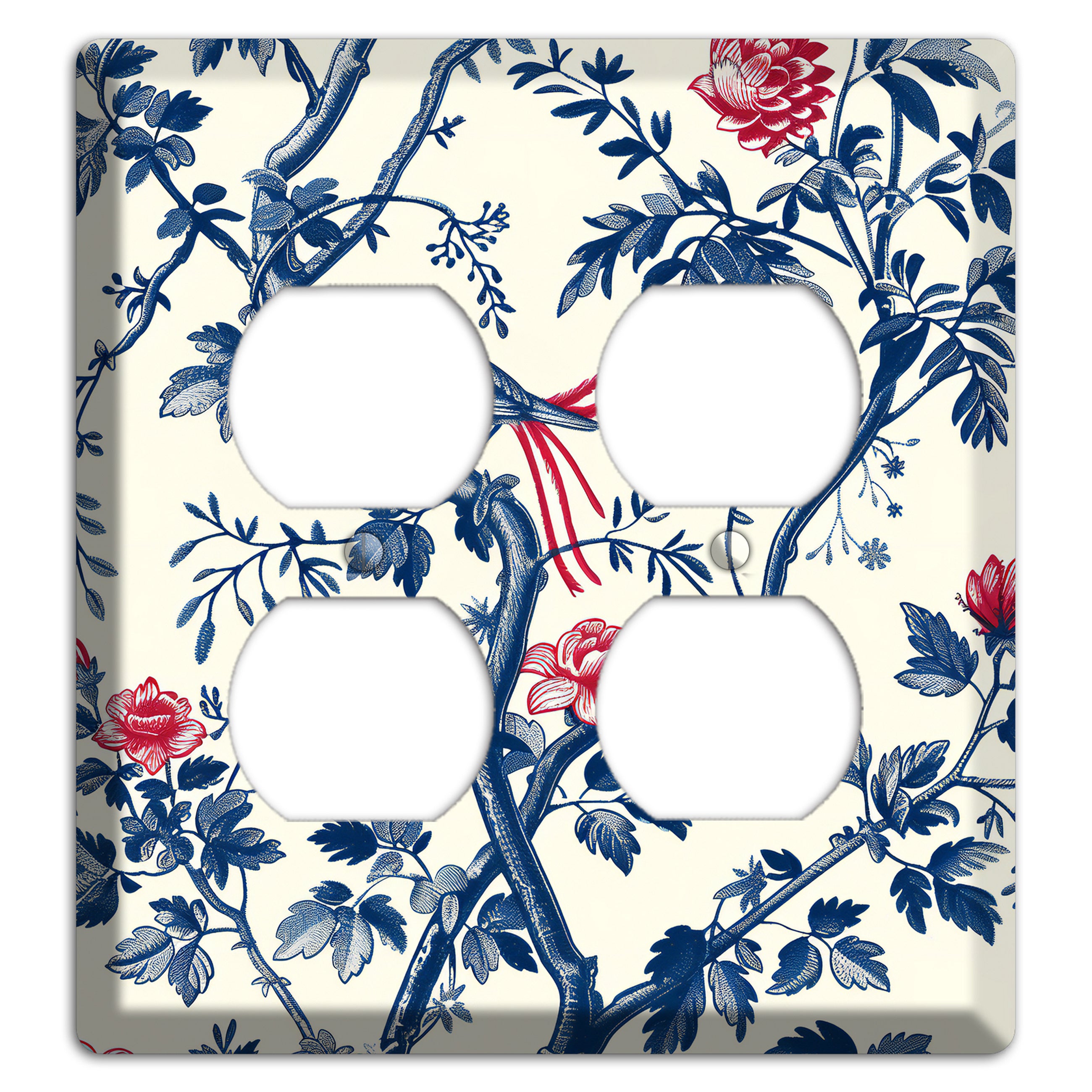Crimson Wing Reverie 2 Duplex Wallplate