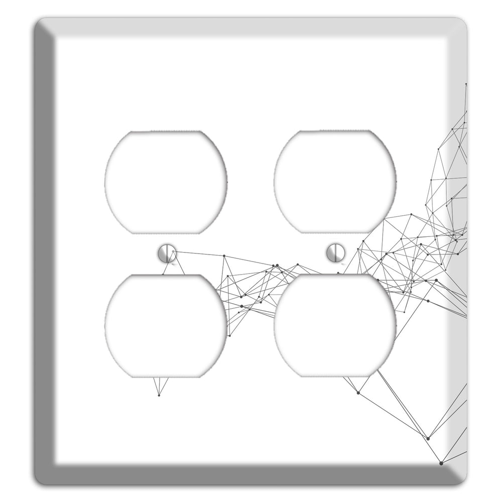 Emergent Mesh Theory 2 Duplex Wallplate