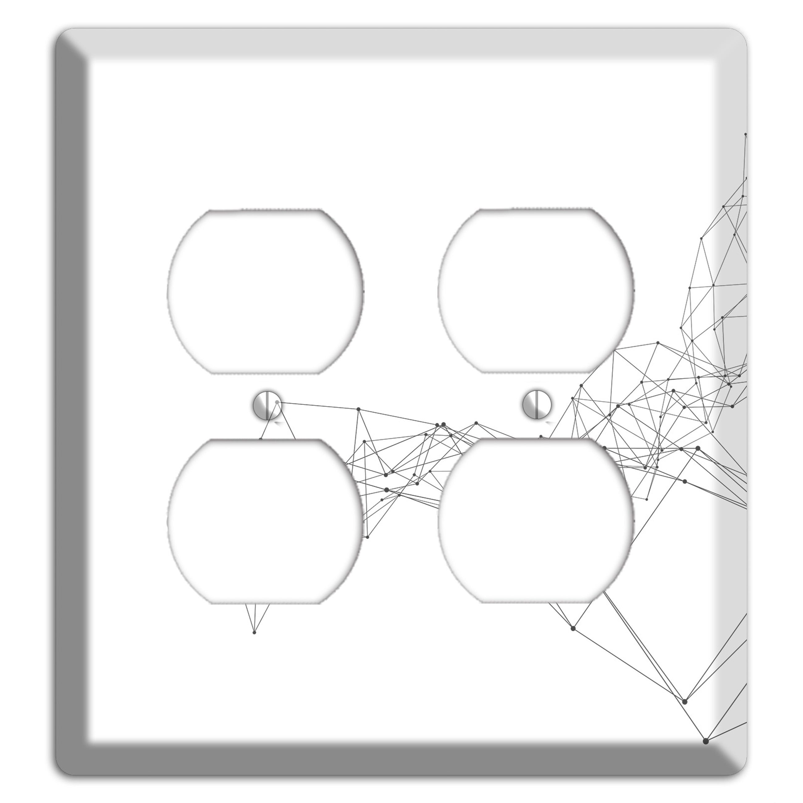 Emergent Mesh Theory 2 Duplex Wallplate