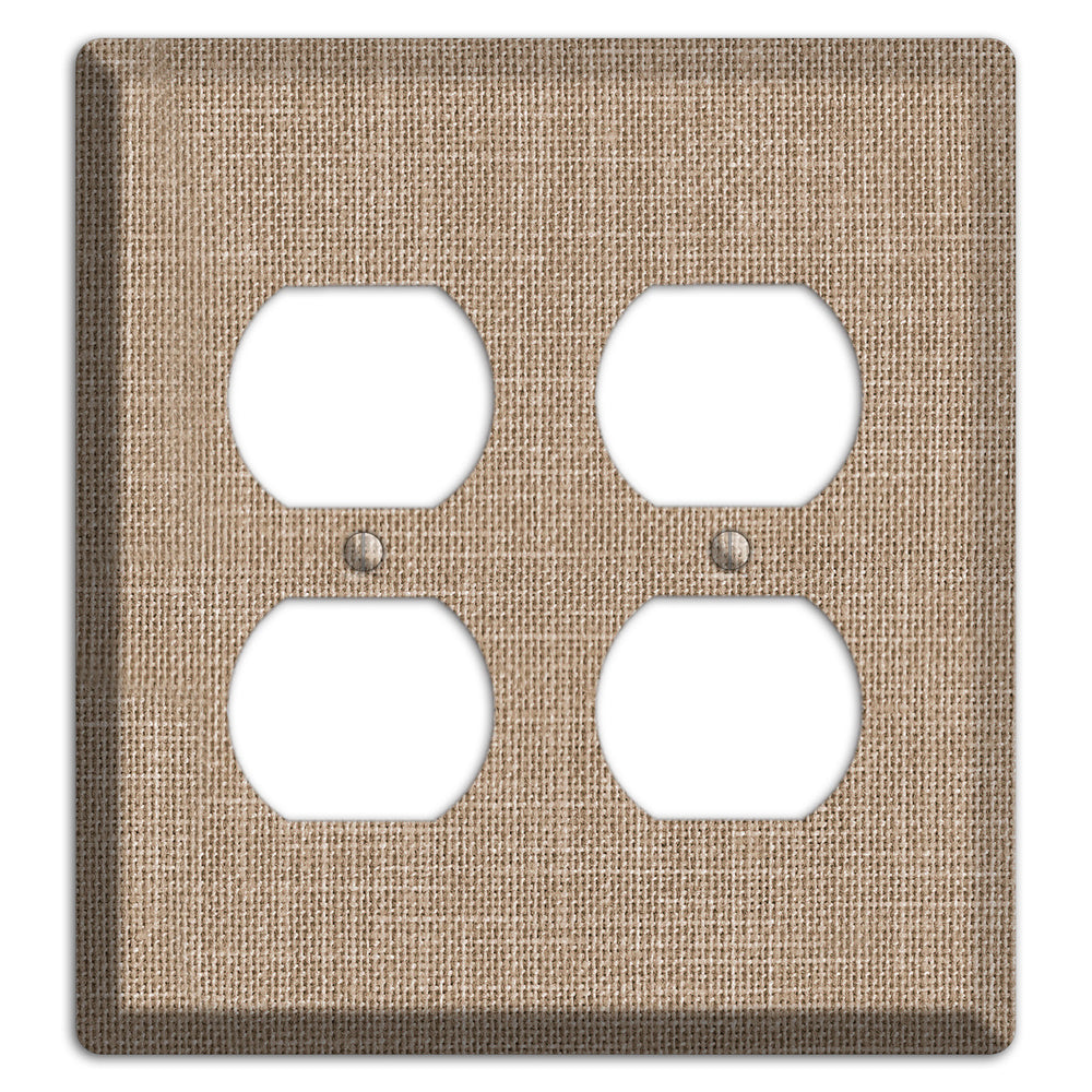 Linen Shore 2 Duplex Wallplate