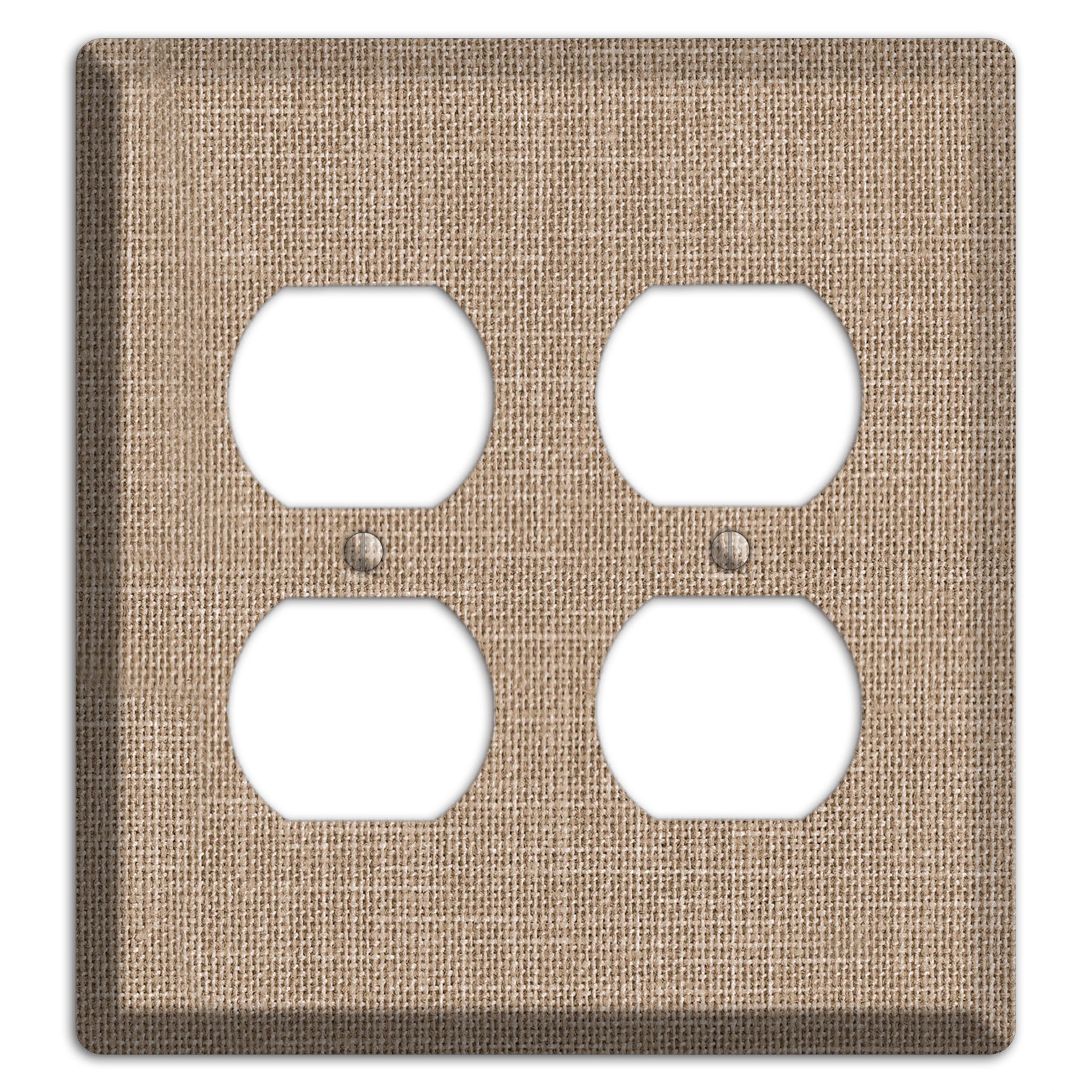 Linen Shore 2 Duplex Wallplate