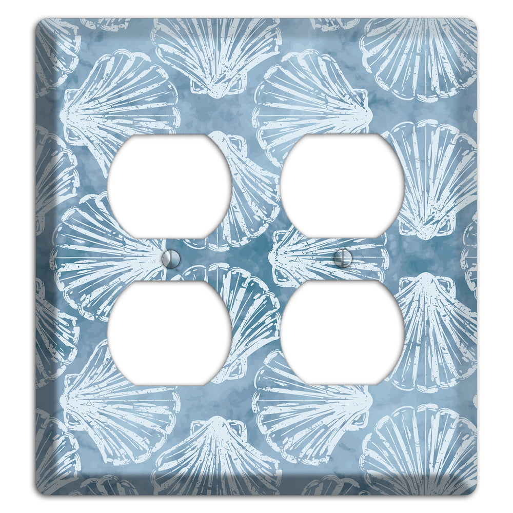 Coastal Shell Drift 2 Duplex Wallplate