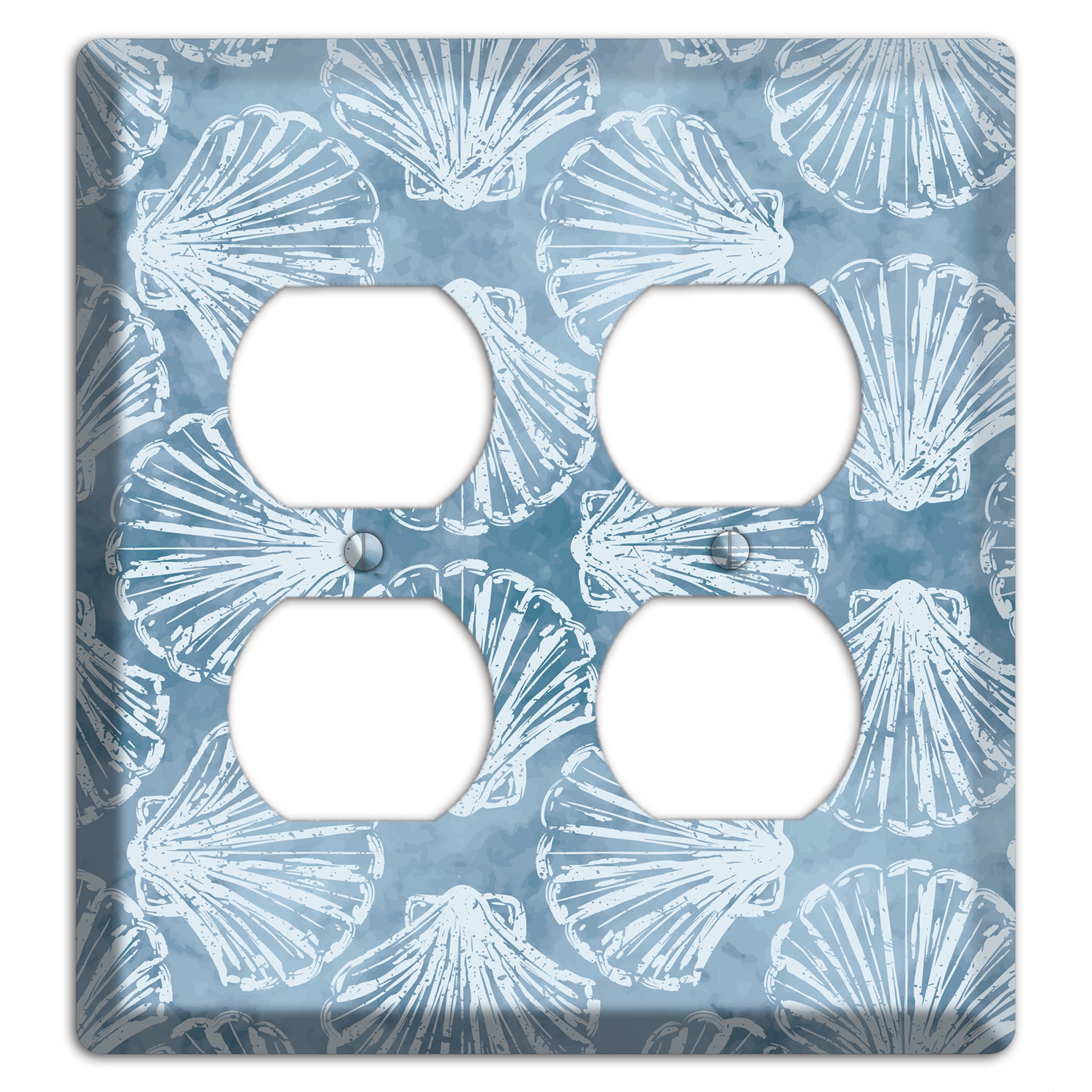 Coastal Shell Drift 2 Duplex Wallplate