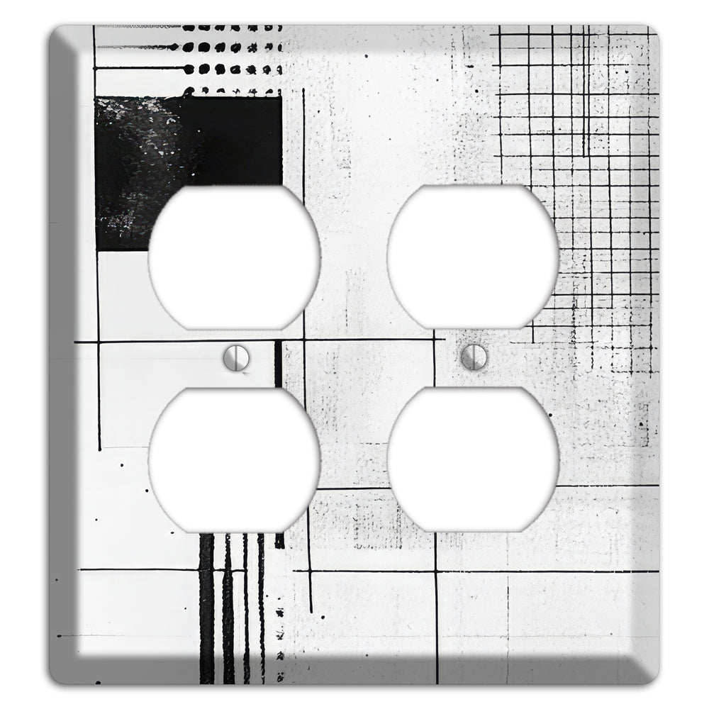Drafting Table Ghost 2 Duplex Wallplate