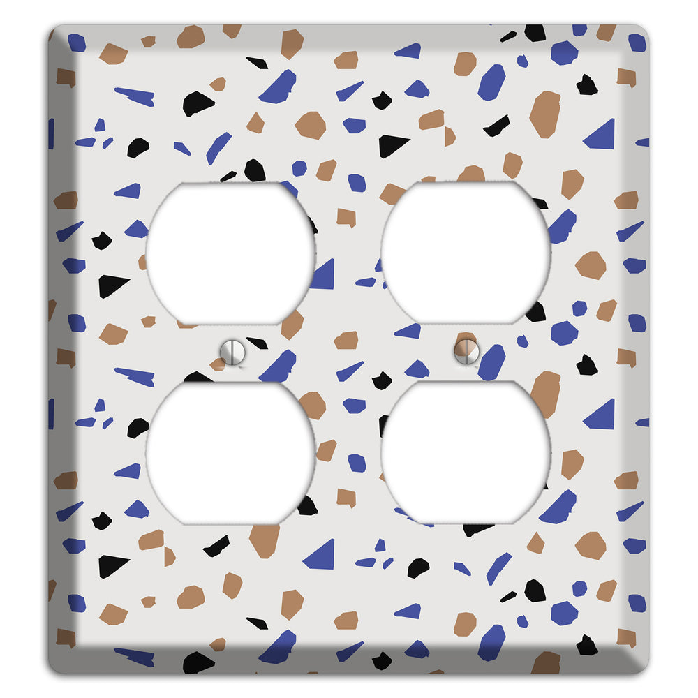 Retro Pop Terrazzo 2 Duplex Wallplate