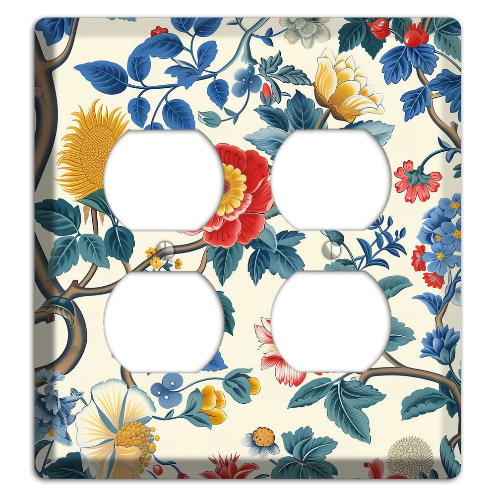 Tangled Bloom Tapestry 2 Duplex Wallplate