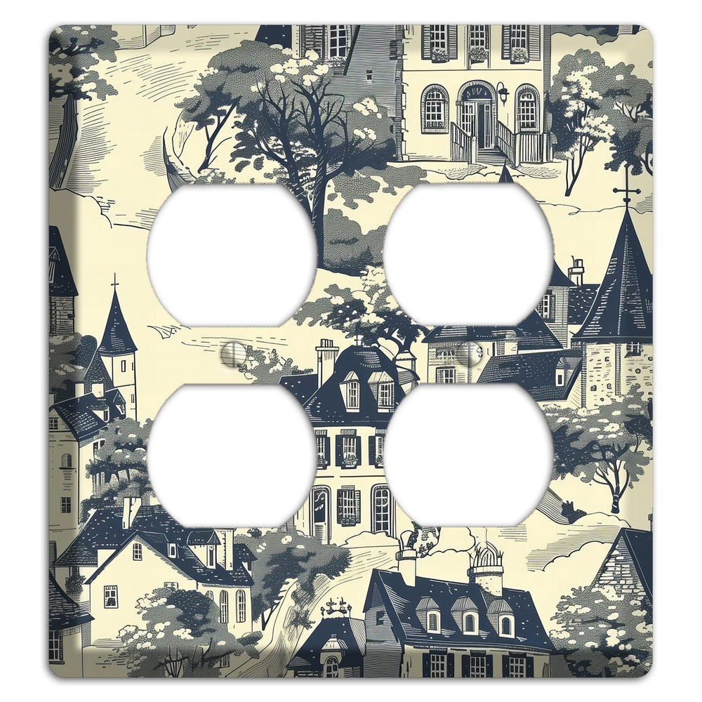 Village on the Hill 2 Duplex Wallplate