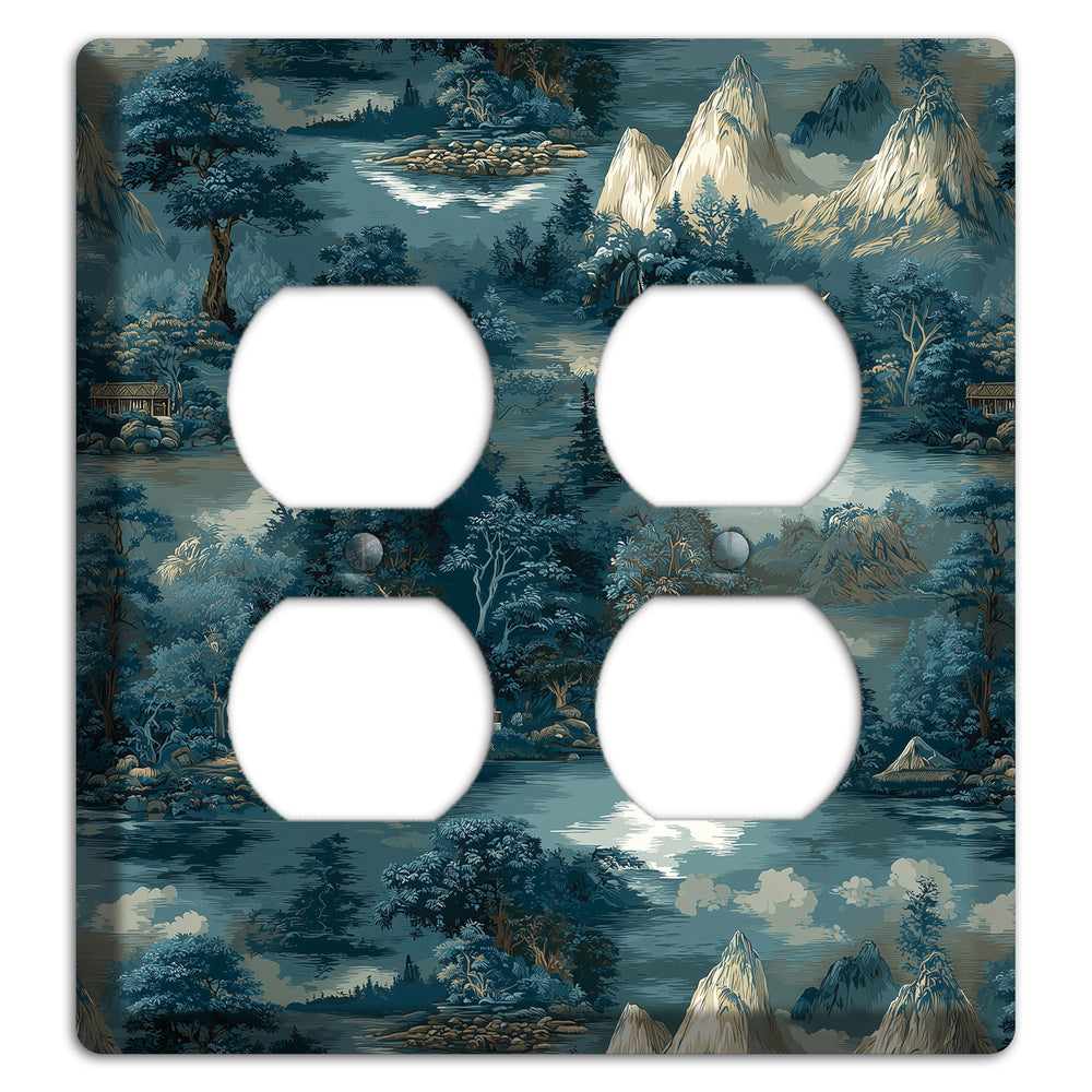 River Mist Refuge 2 Duplex Wallplate