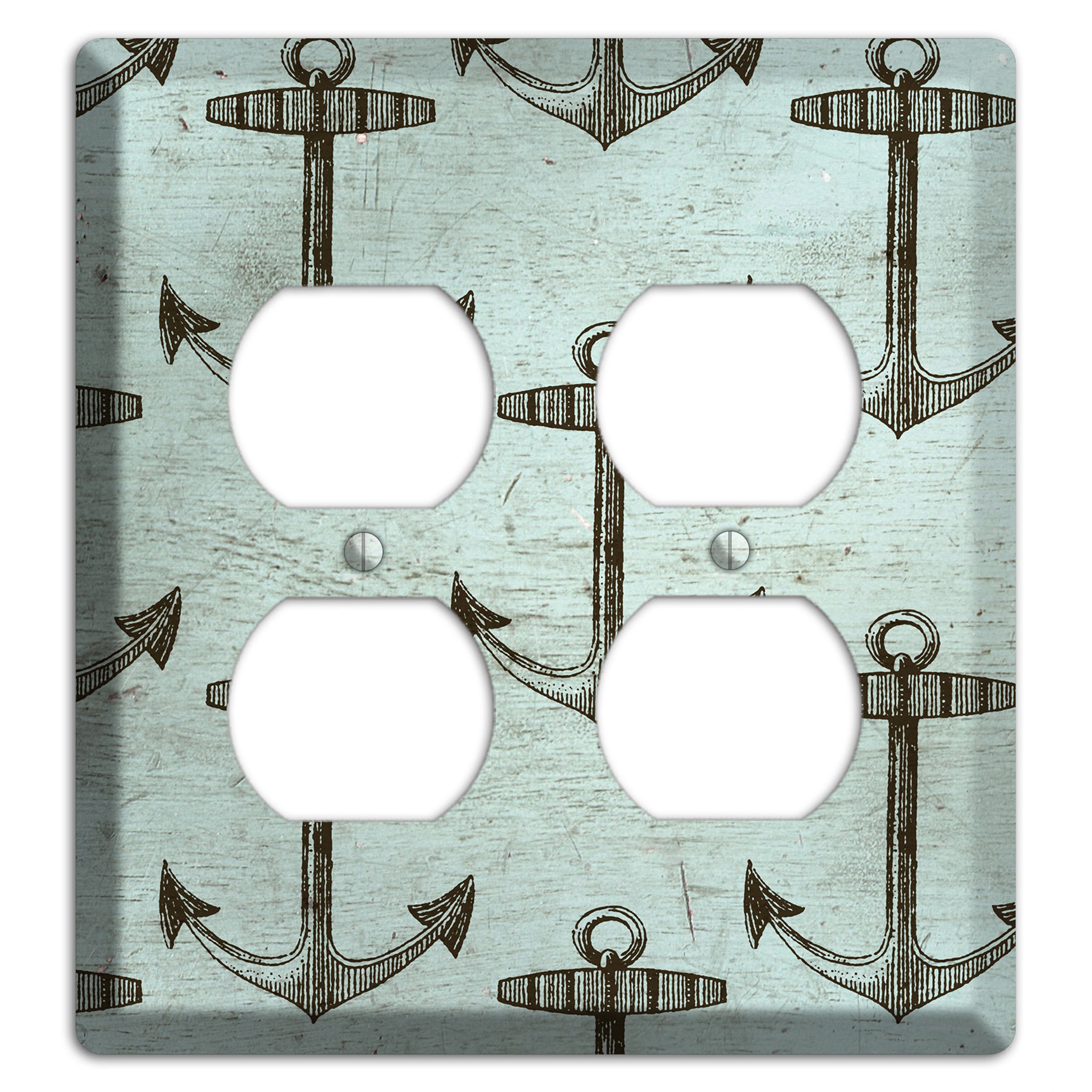 Anchored in Time 2 Duplex Wallplate