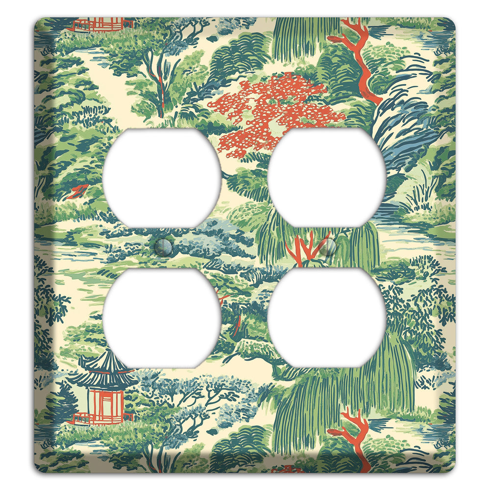 Pavilion & Willow 2 Duplex Wallplate