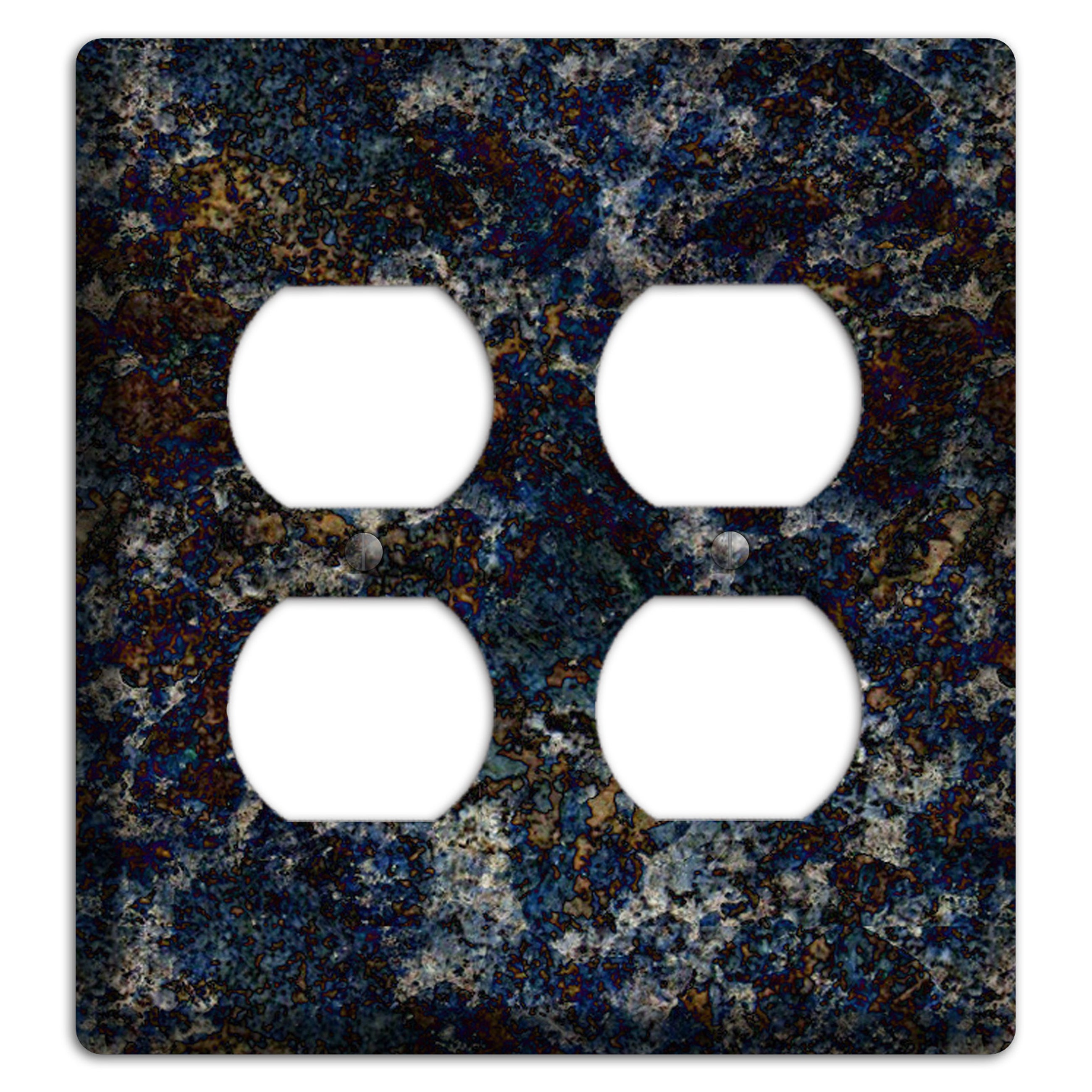 Blue Louise Granite 2 Duplex Wallplate