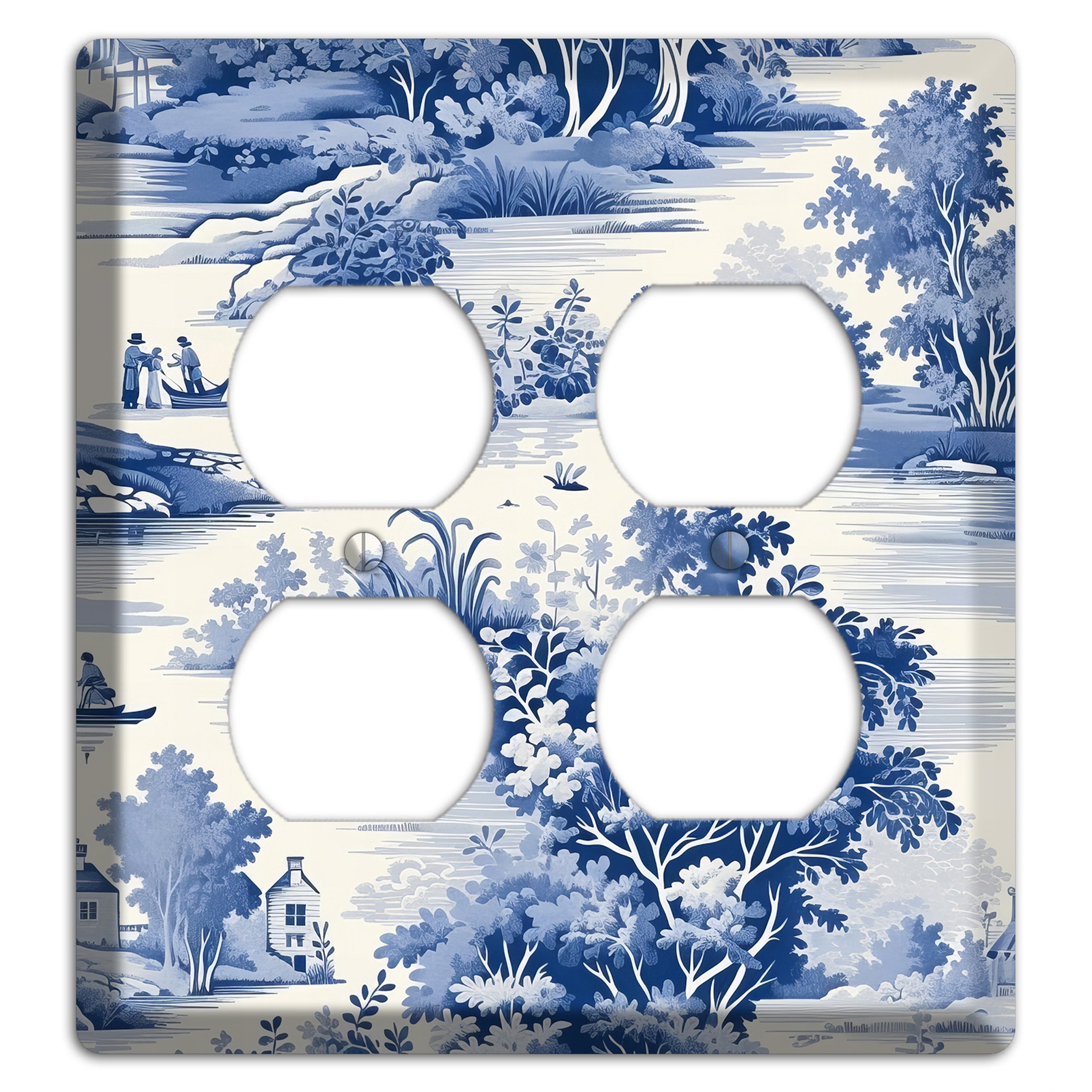 River & Reverie 2 Duplex Wallplate