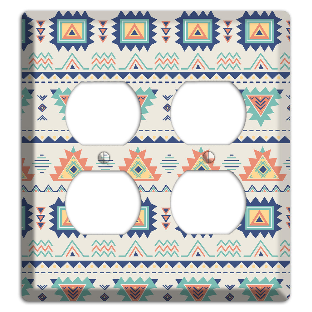 Desert Geometry 2 Duplex Wallplate
