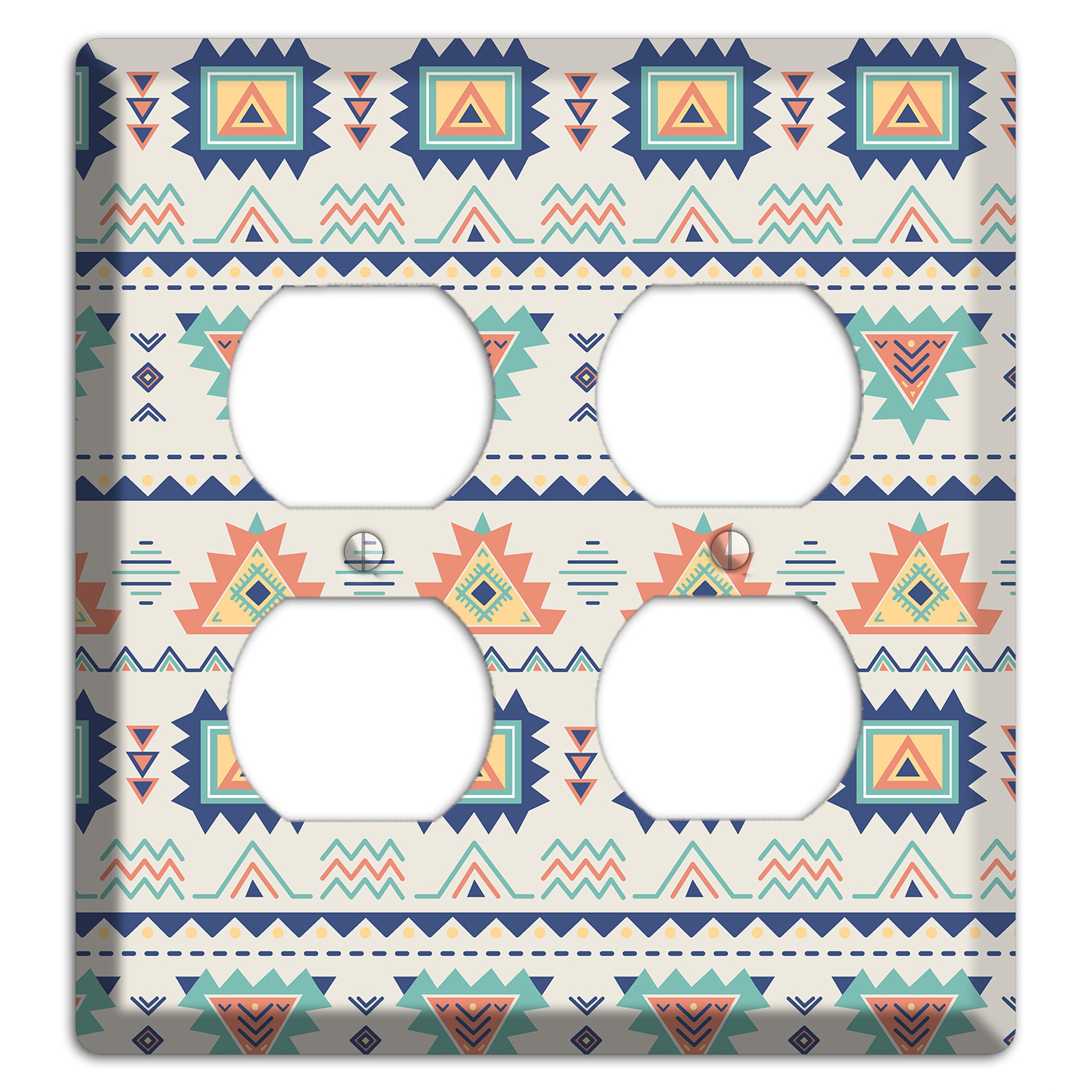 Desert Geometry 2 Duplex Wallplate