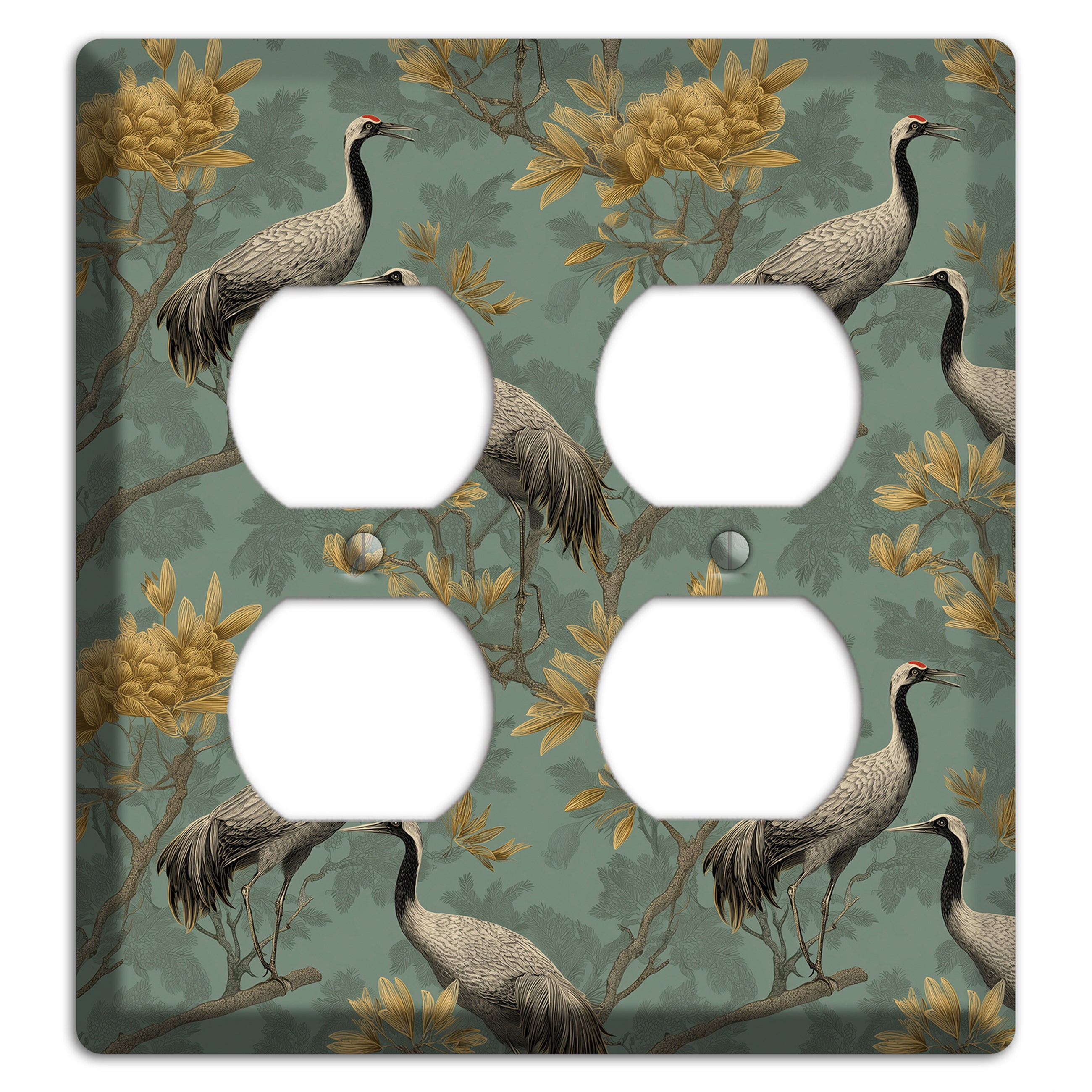 Sage Garden Vigil 2 Duplex Wallplate