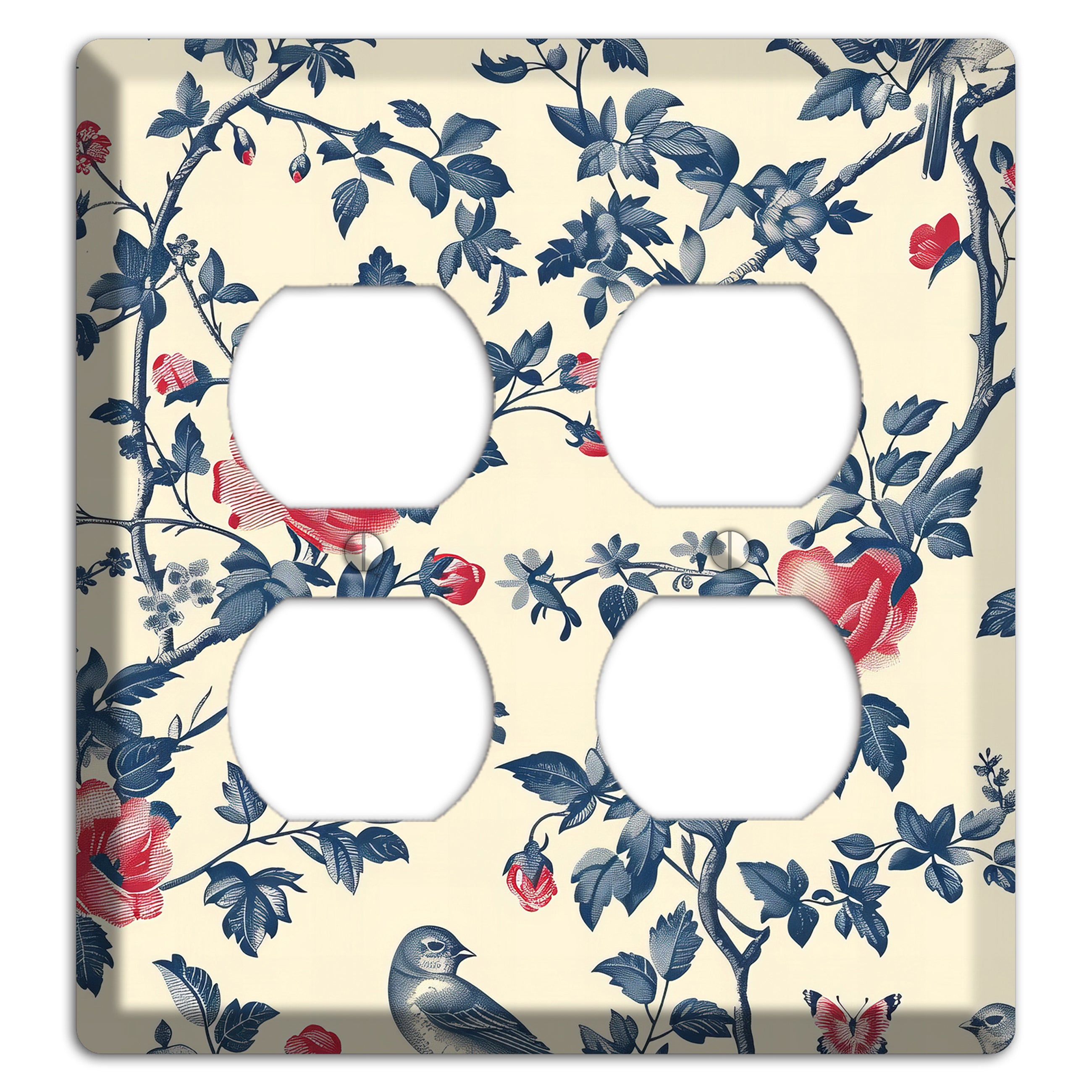 Songbirds & Thorns 2 Duplex Wallplate
