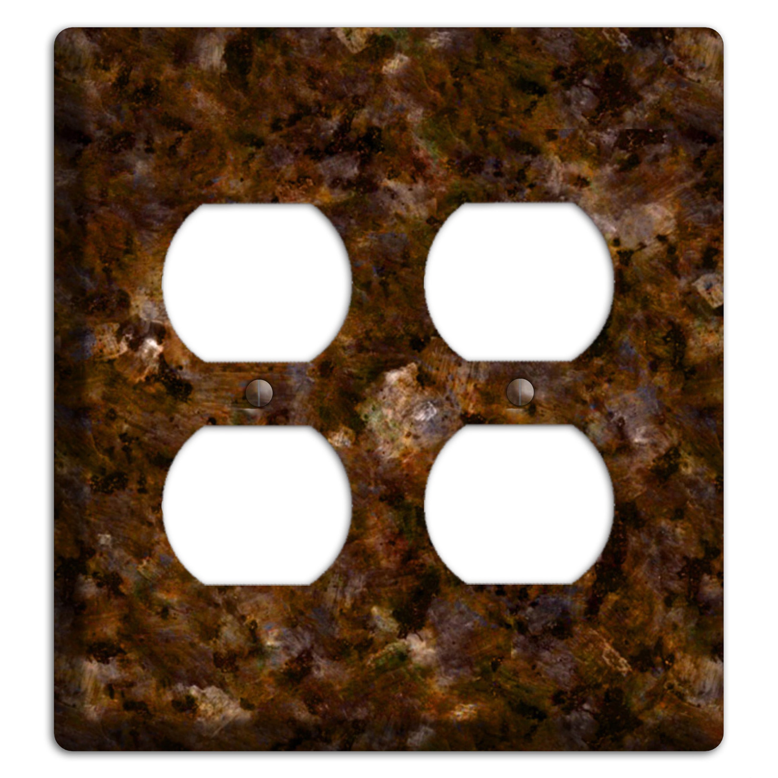 Baltic Green Granite 2 Duplex Wallplate