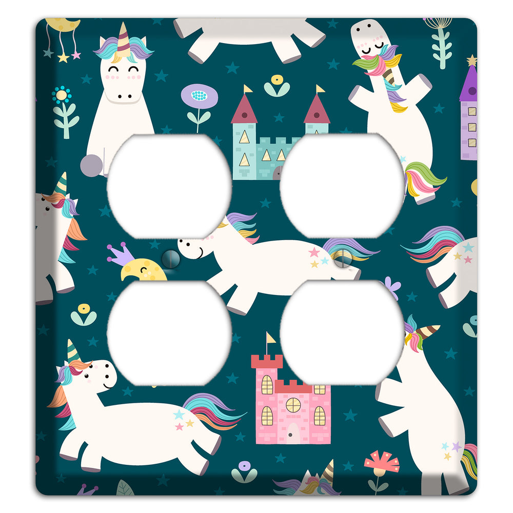 Unicorn Kingdom 2 Duplex Wallplate