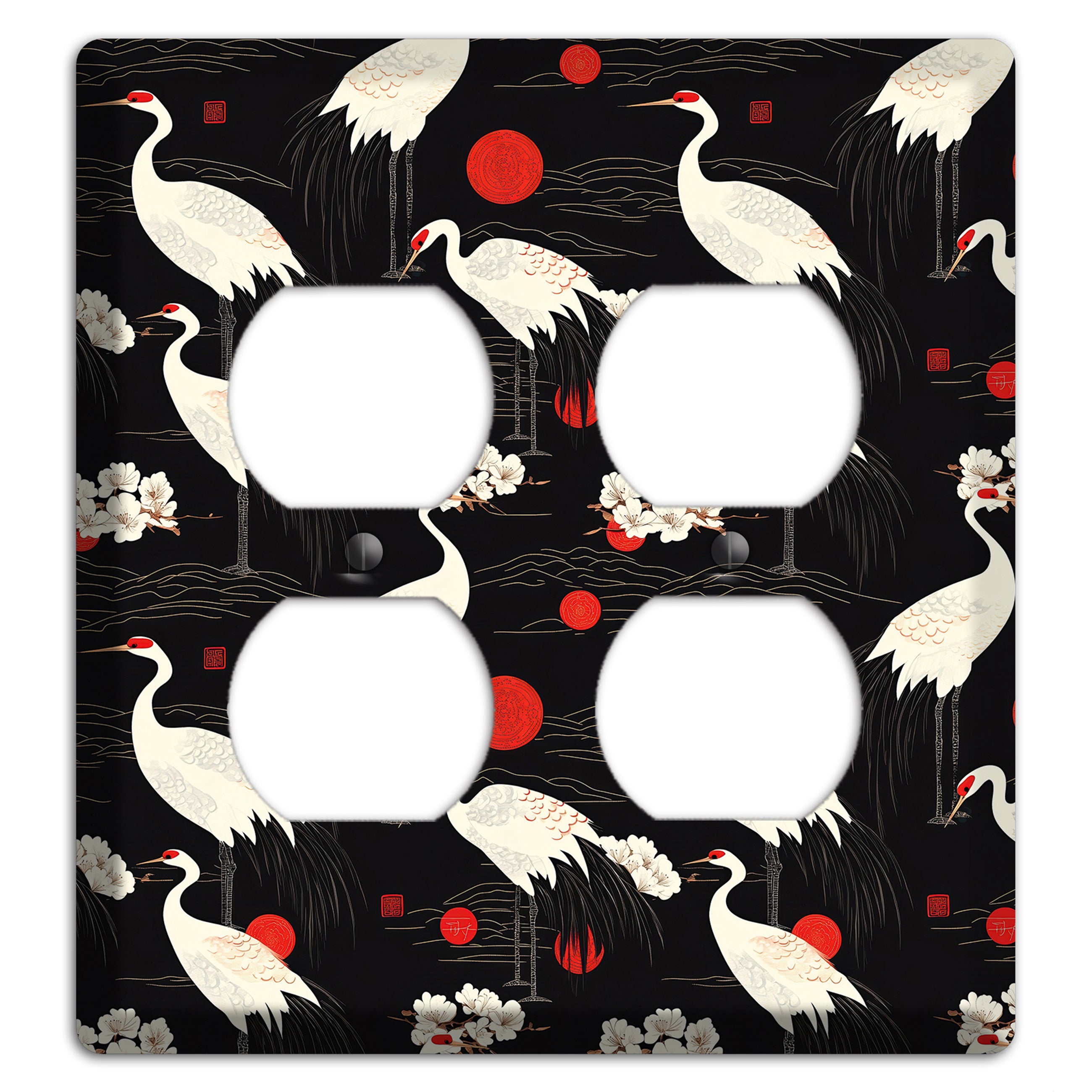 Obsidian Sun Vigil 2 Duplex Wallplate