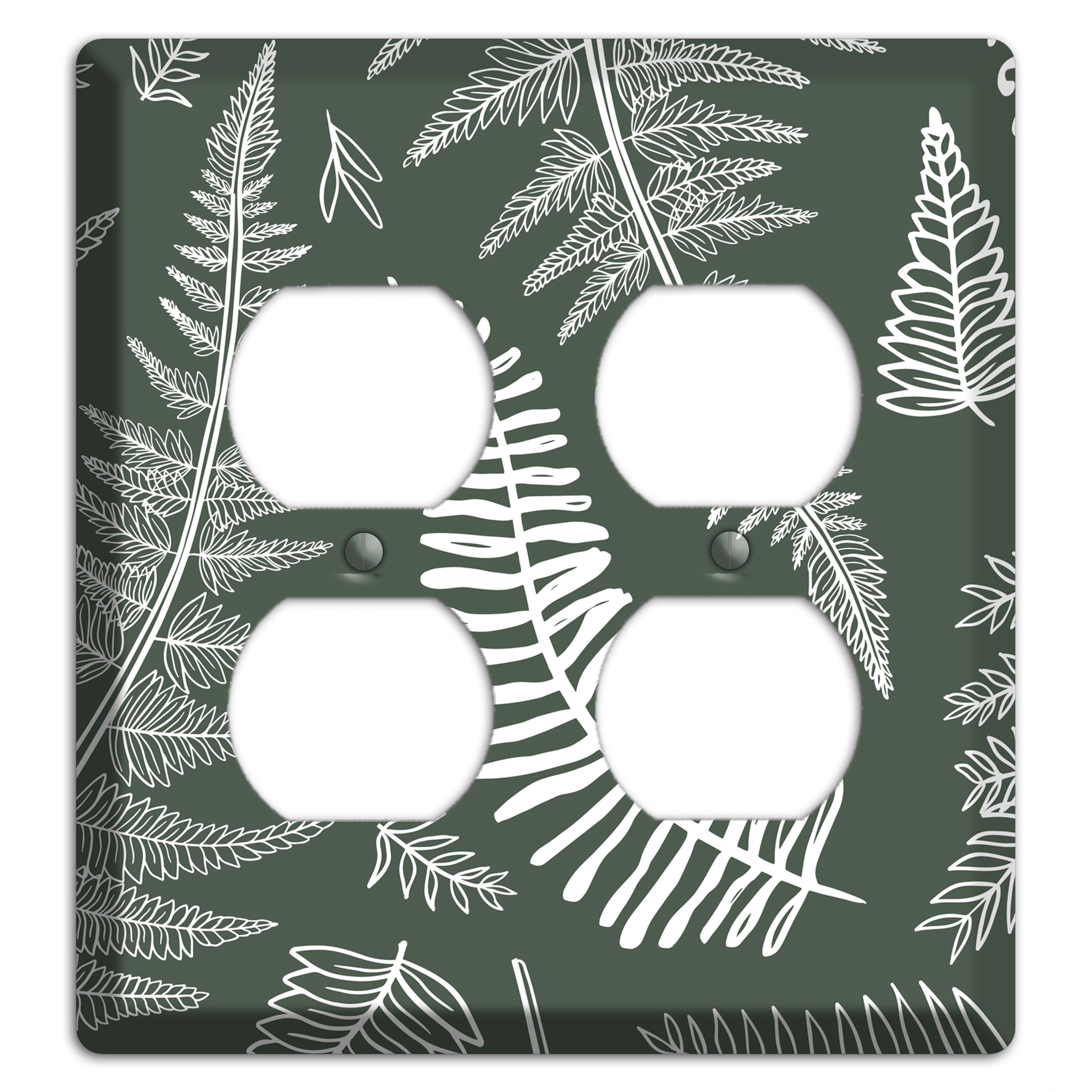 Forest Floor Etching 2 Duplex Wallplate