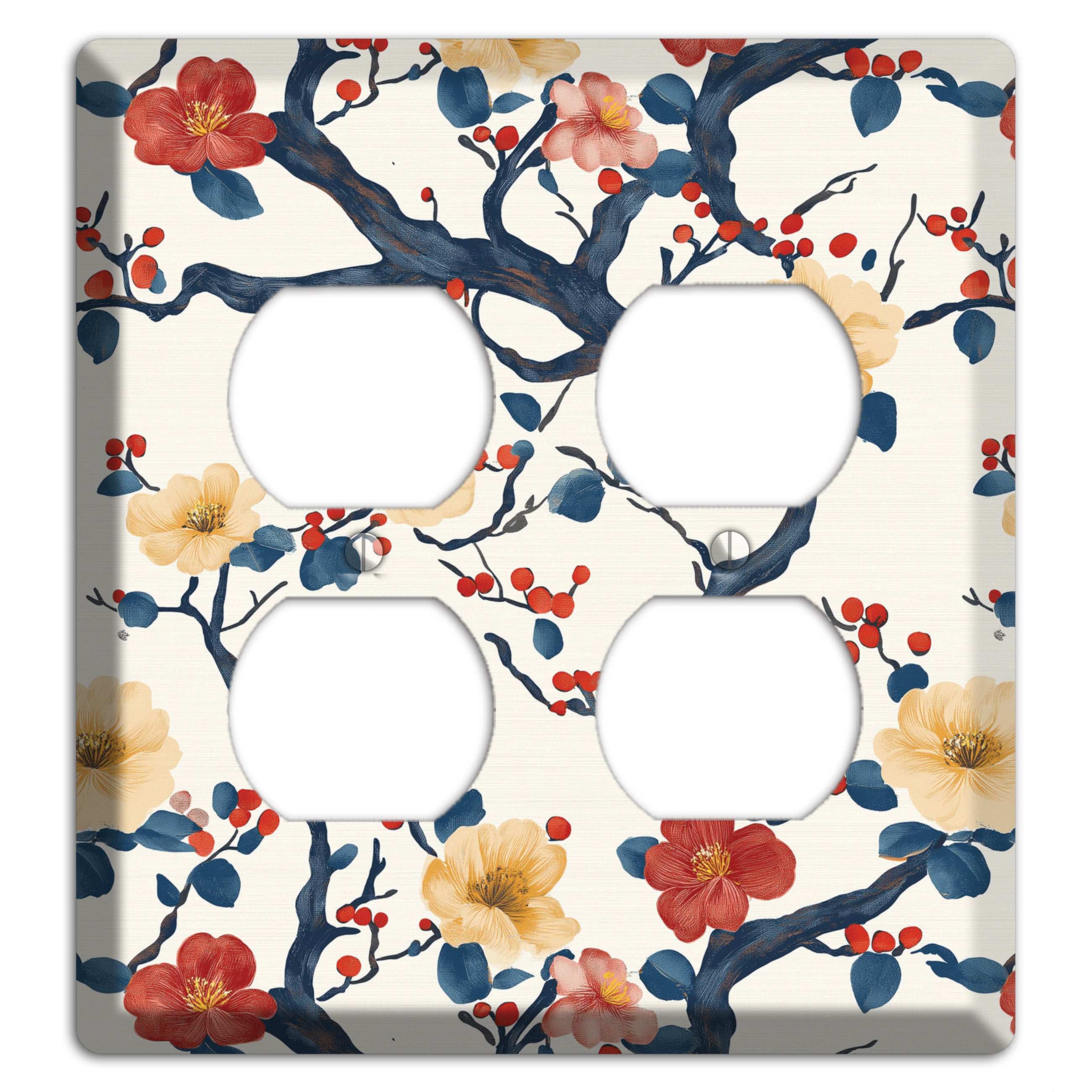 Berry Branch Reverie 2 Duplex Wallplate
