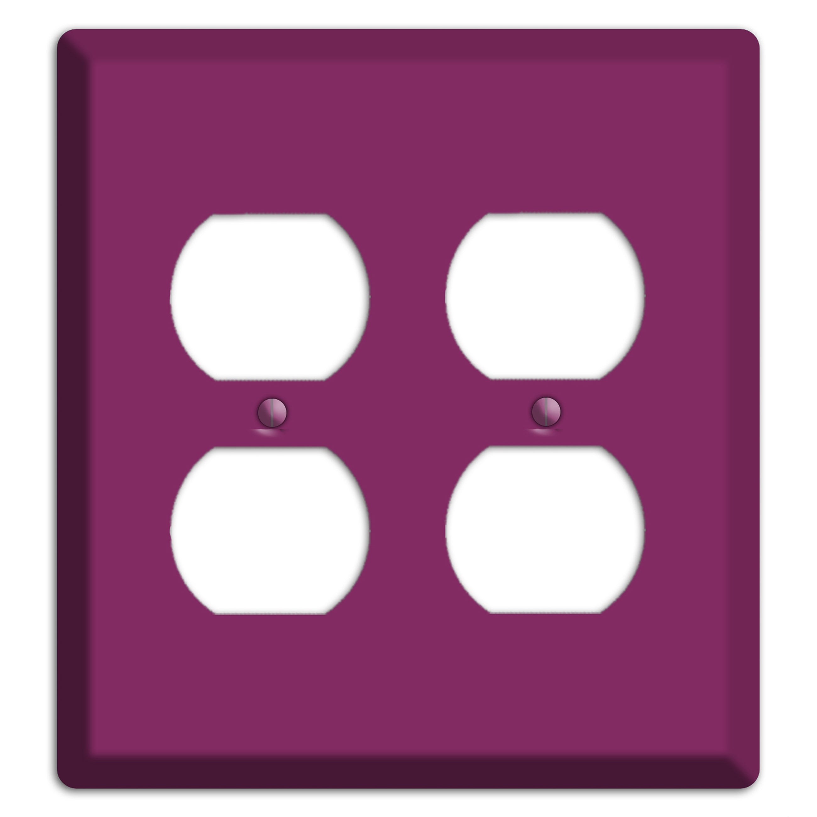 Baxter Plum Wine 2 Duplex Wallplate