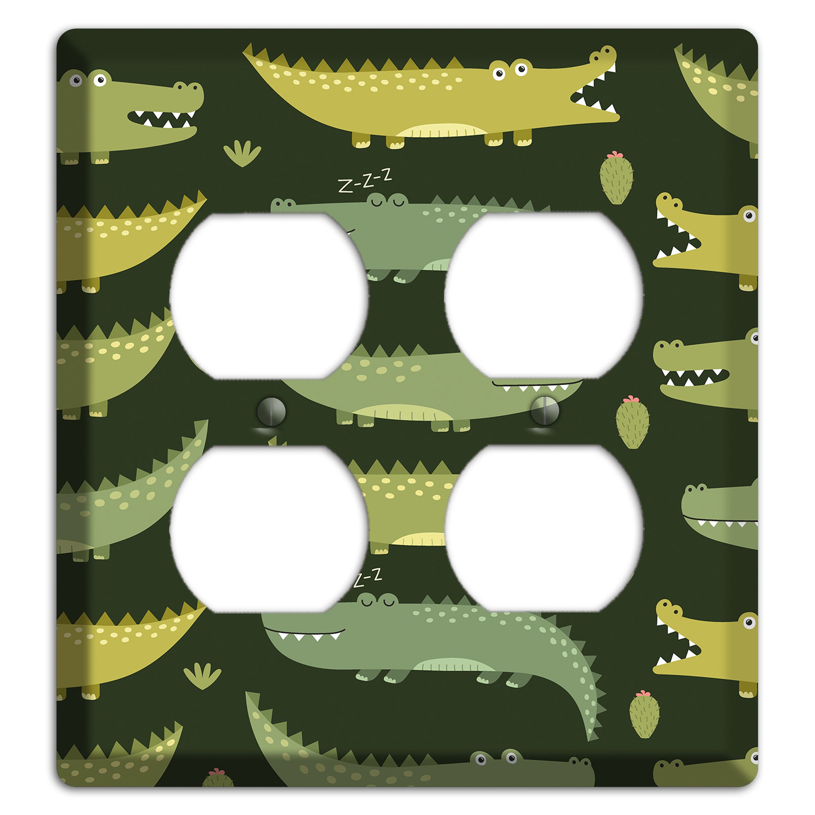 Sleepy Croc Parade 2 Duplex Wallplate