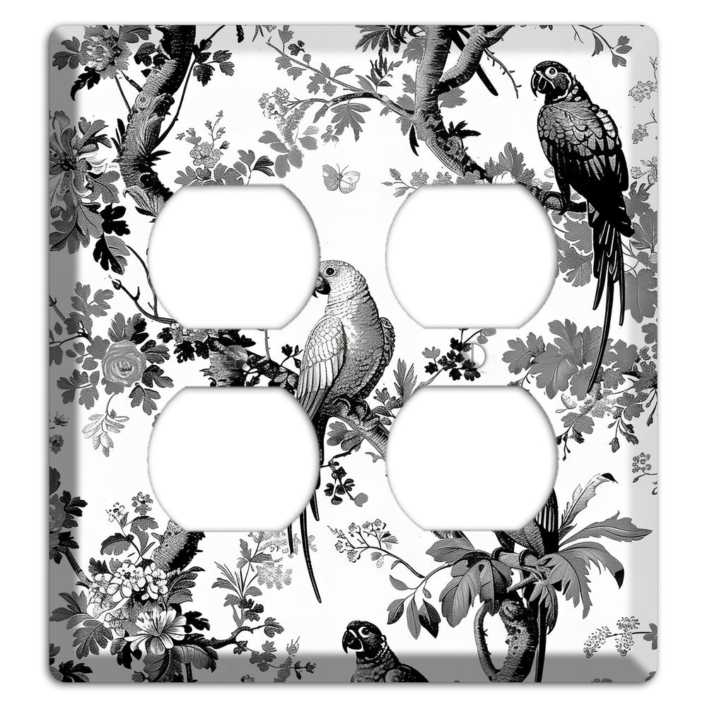 Parlor of Parrots 2 Duplex Wallplate