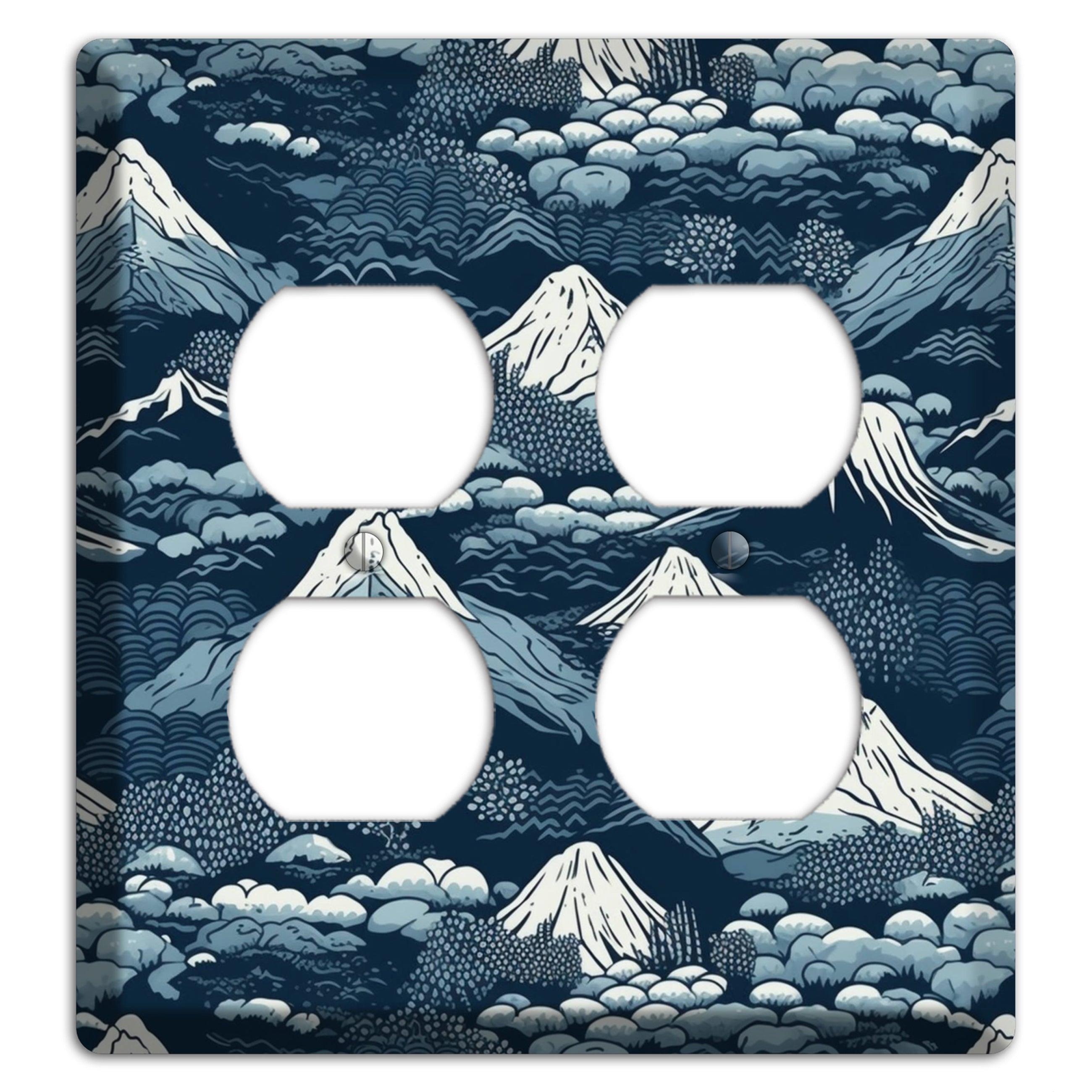 Summit & Fog 2 Duplex Wallplate