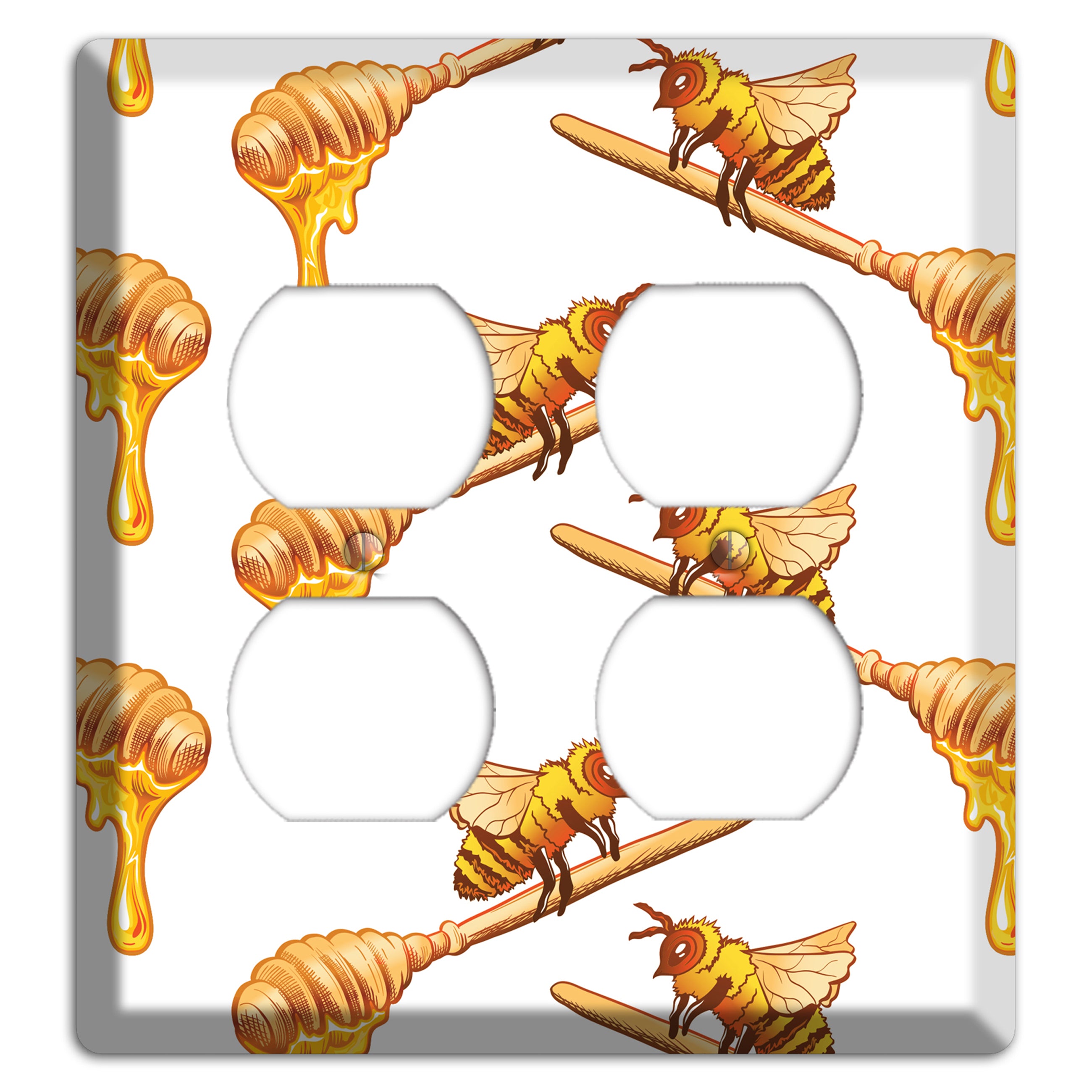 Honey Dipper Scatter 2 Duplex Wallplate