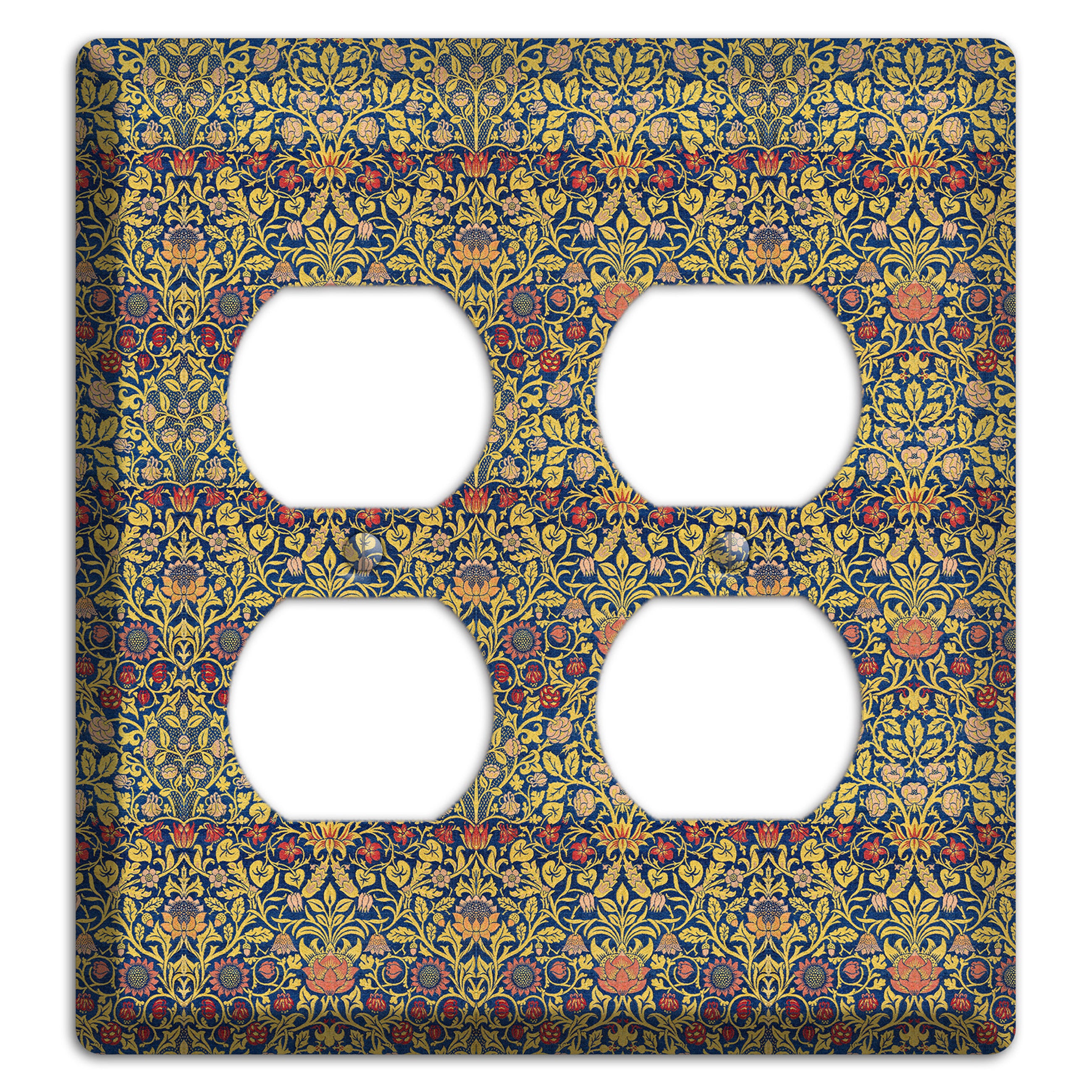 Orchard Garden Stripe 2 Duplex Wallplate