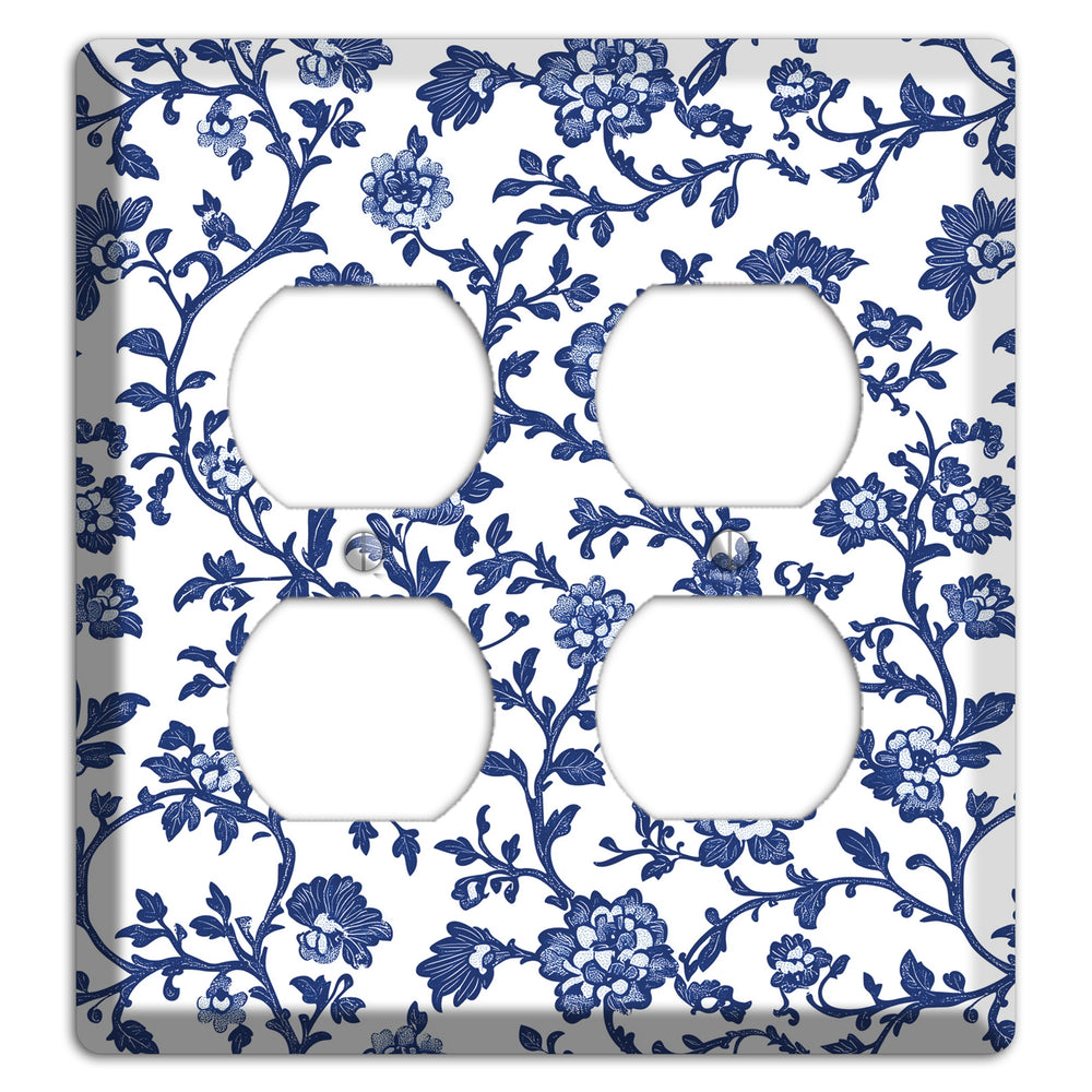 Porcelain Vine Reverie 2 Duplex Wallplate