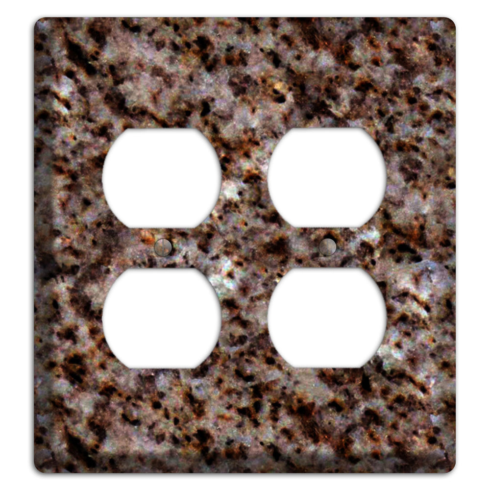 Baltic Brown Granite 2 Duplex Wallplate