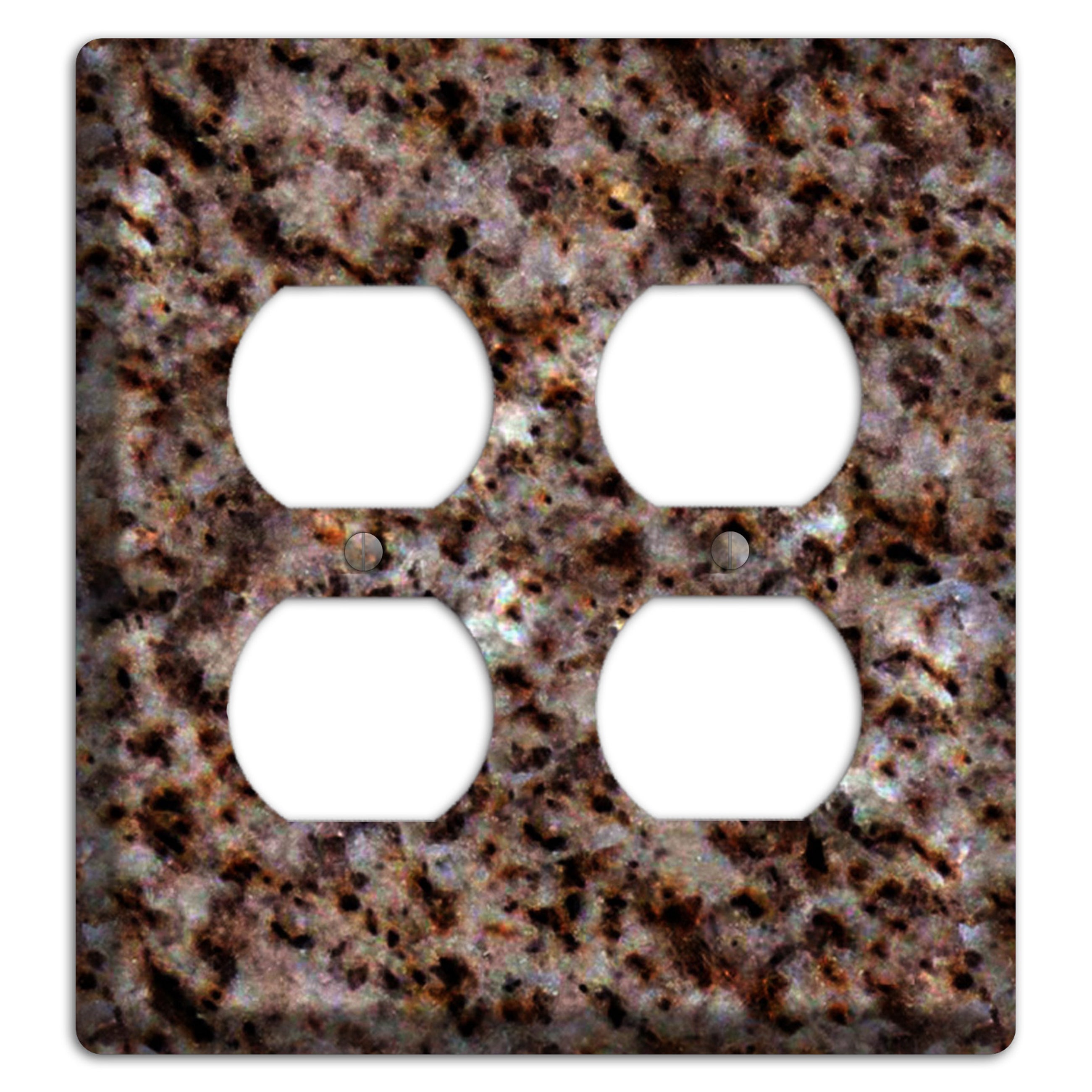 Baltic Brown Granite 2 Duplex Wallplate