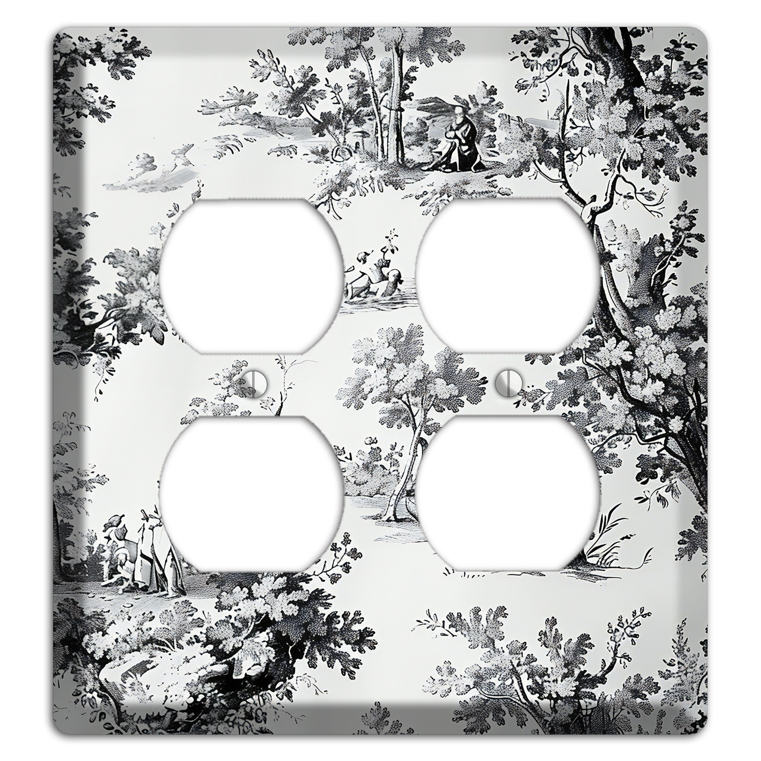 Pastoral Whisper 2 Duplex Wallplate
