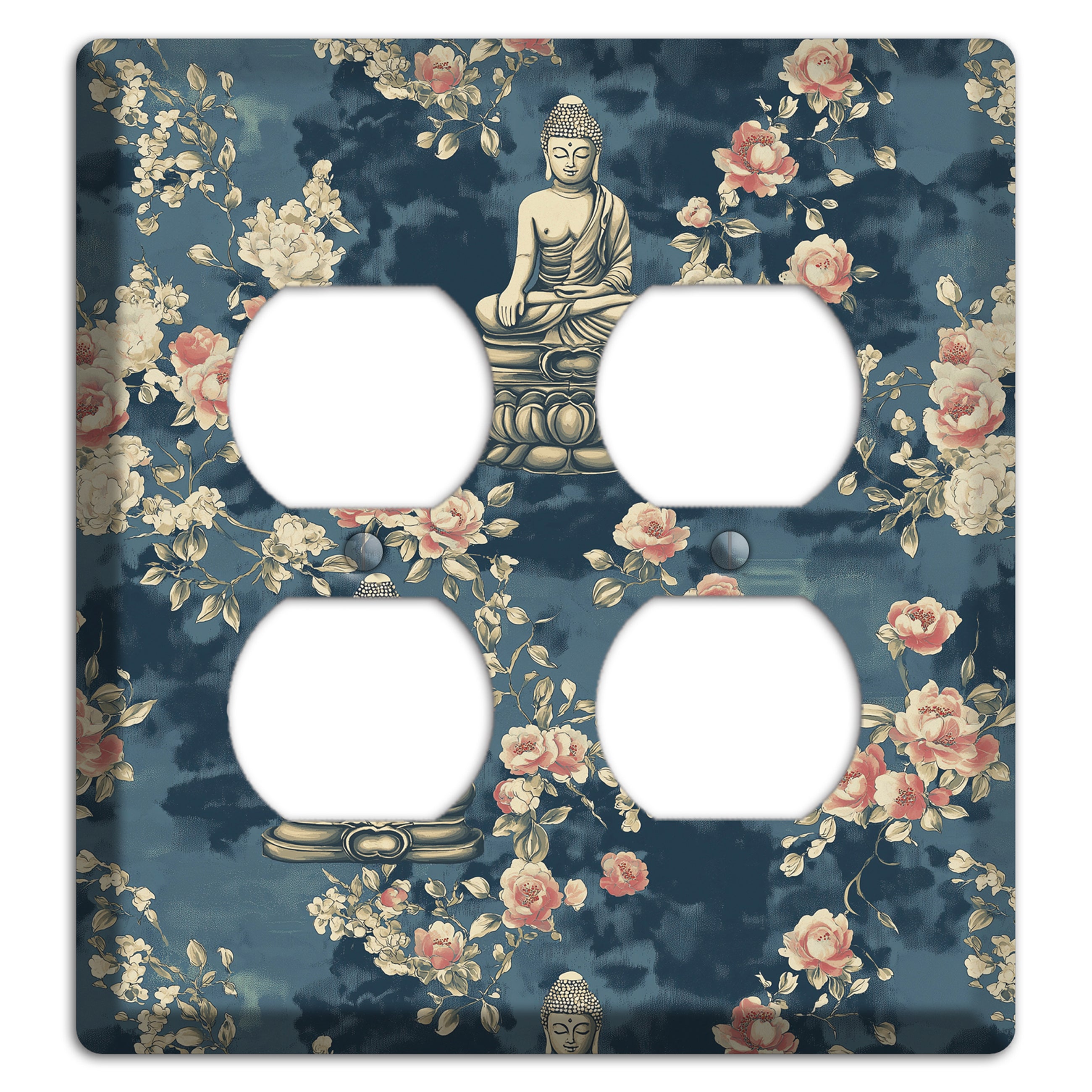 Lotus & Bloom 2 Duplex Wallplate
