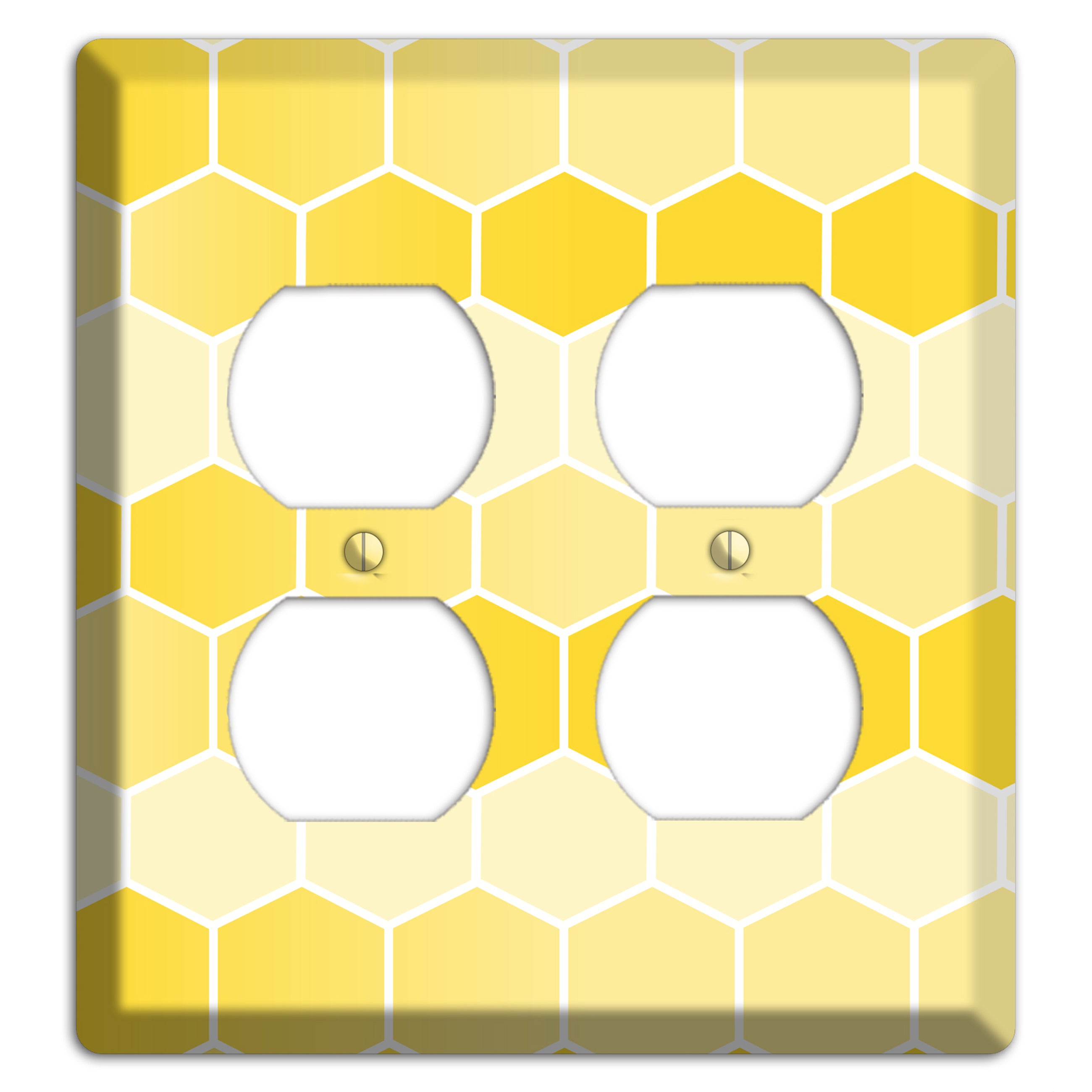 Golden Comb Drift 2 Duplex Wallplate