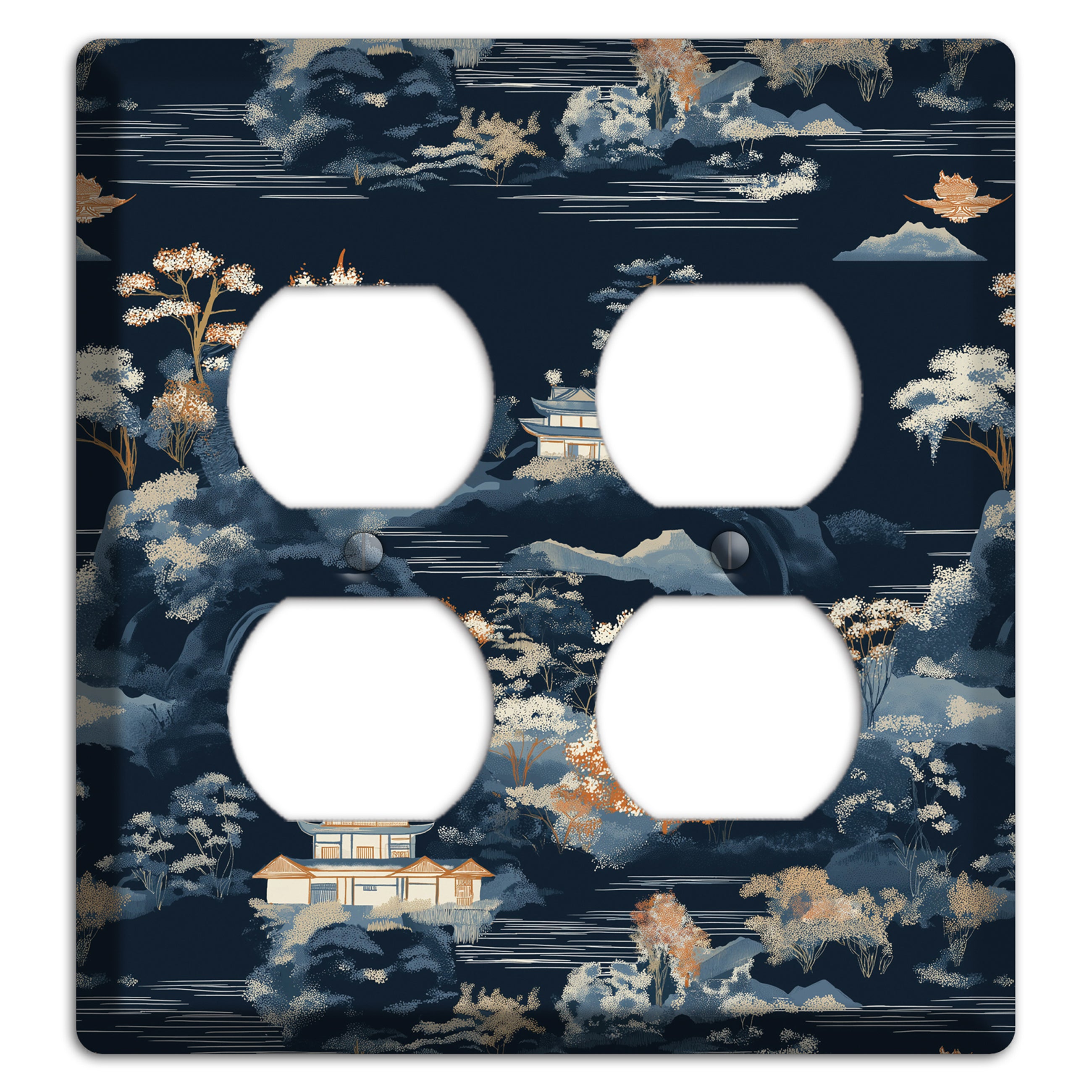 Jade Lantern Dusk 2 Duplex Wallplate