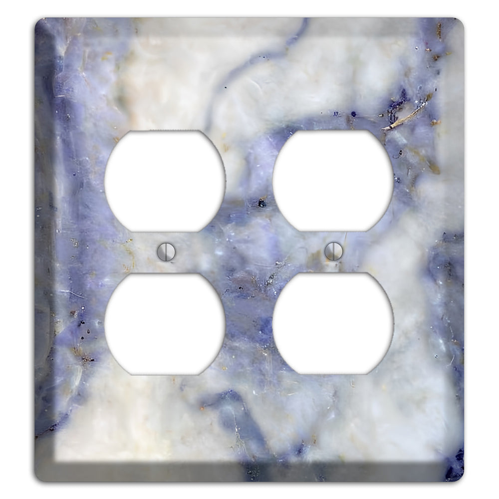 Spindle Marble 2 Duplex Wallplate