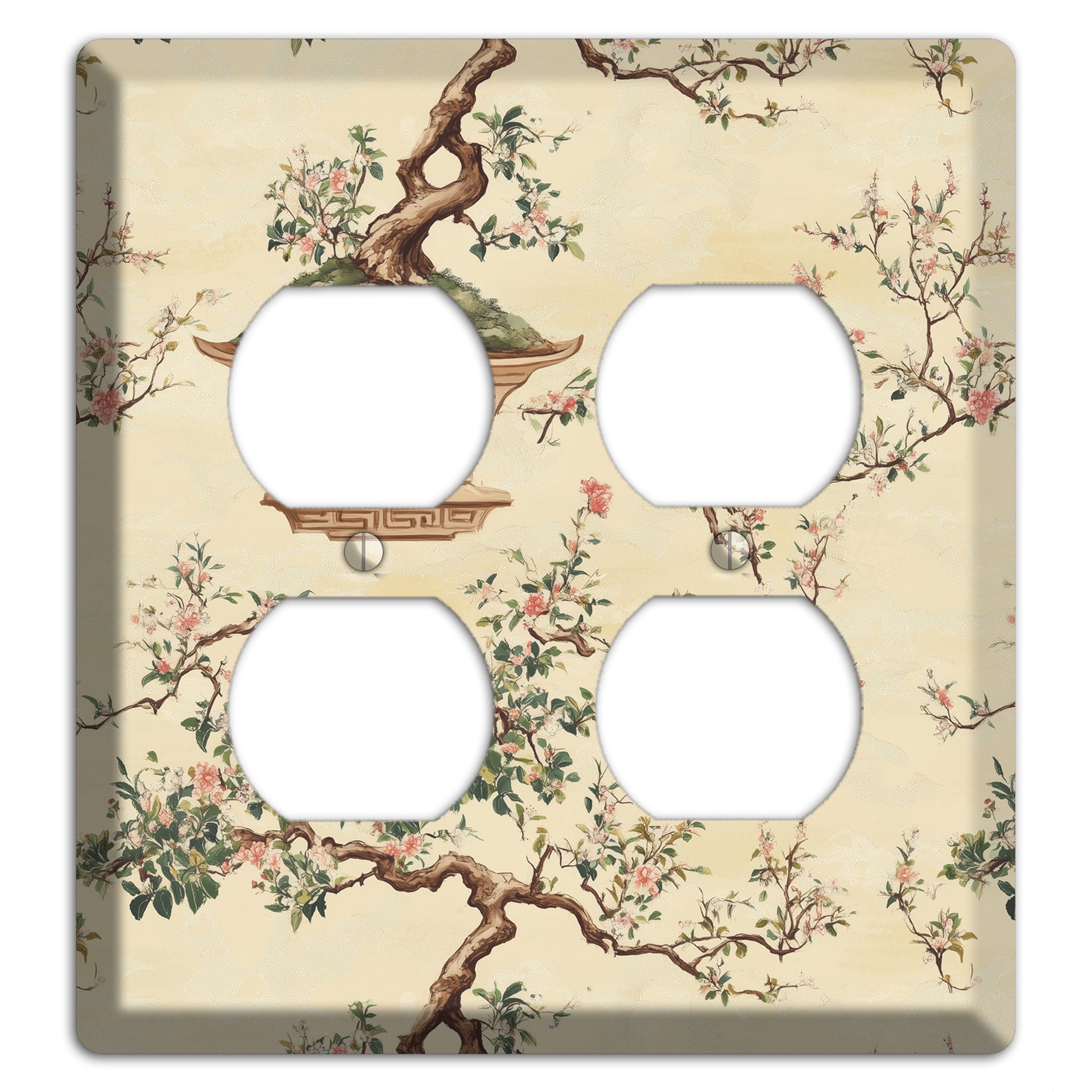Bonsai & Blossom 2 Duplex Wallplate
