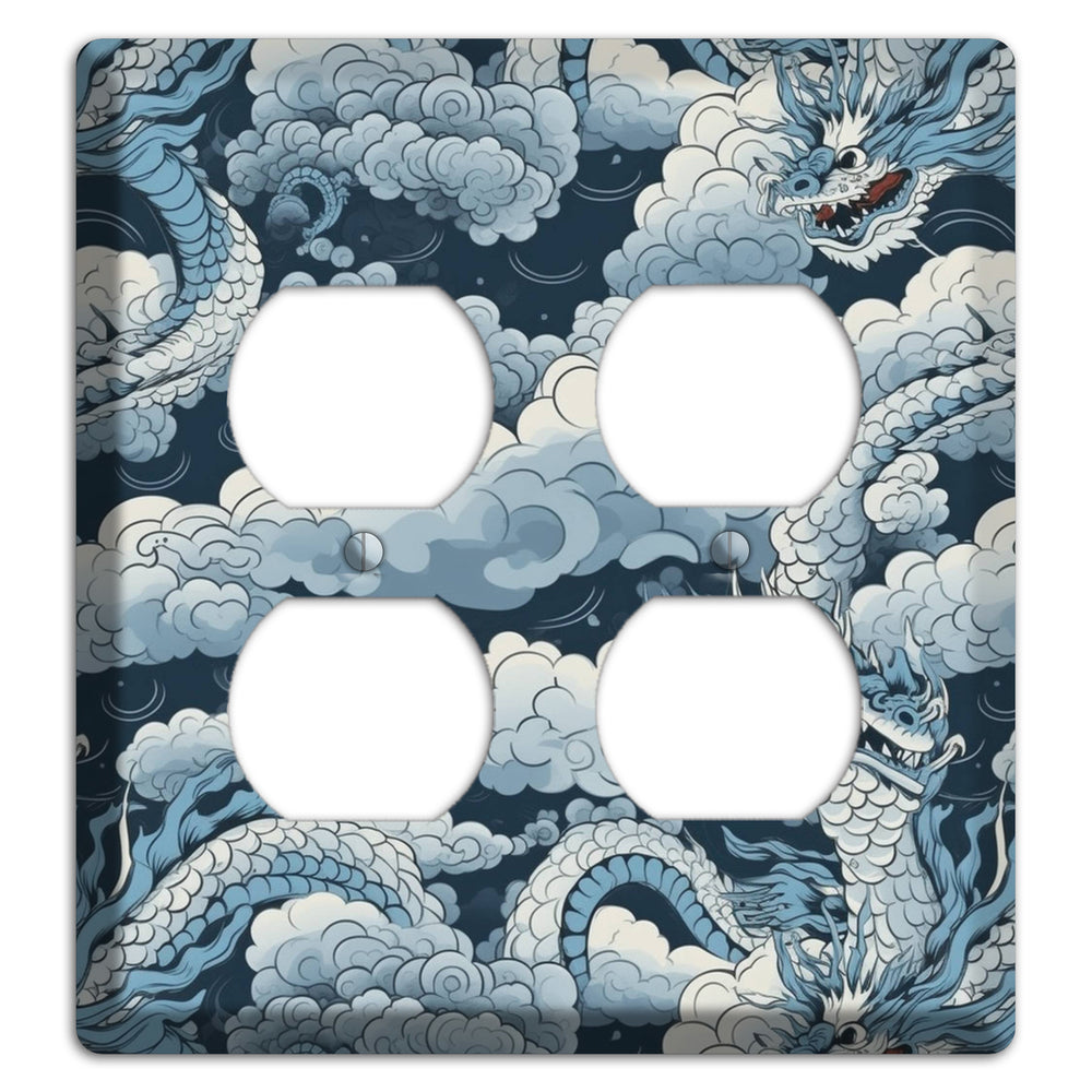 Storm Serpent Rising 2 Duplex Wallplate