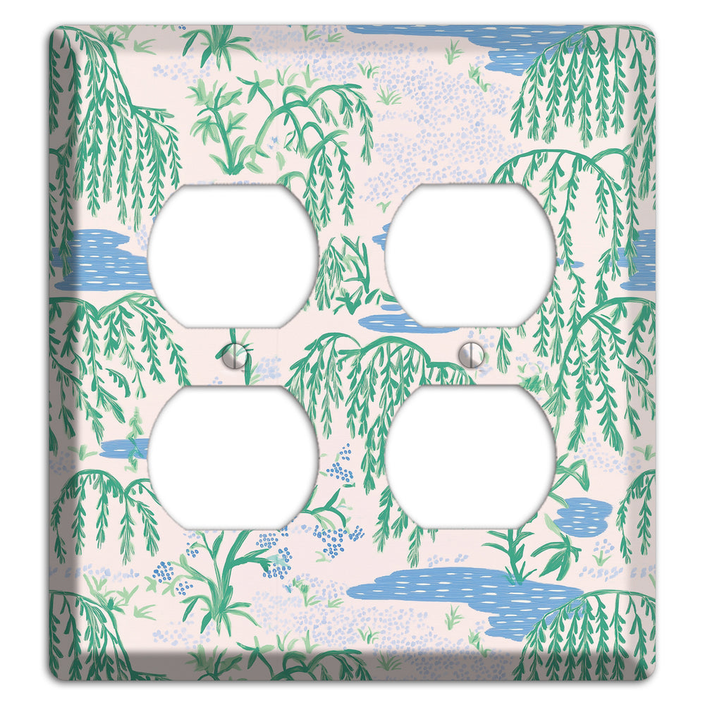 Willow & Still Water 2 Duplex Wallplate