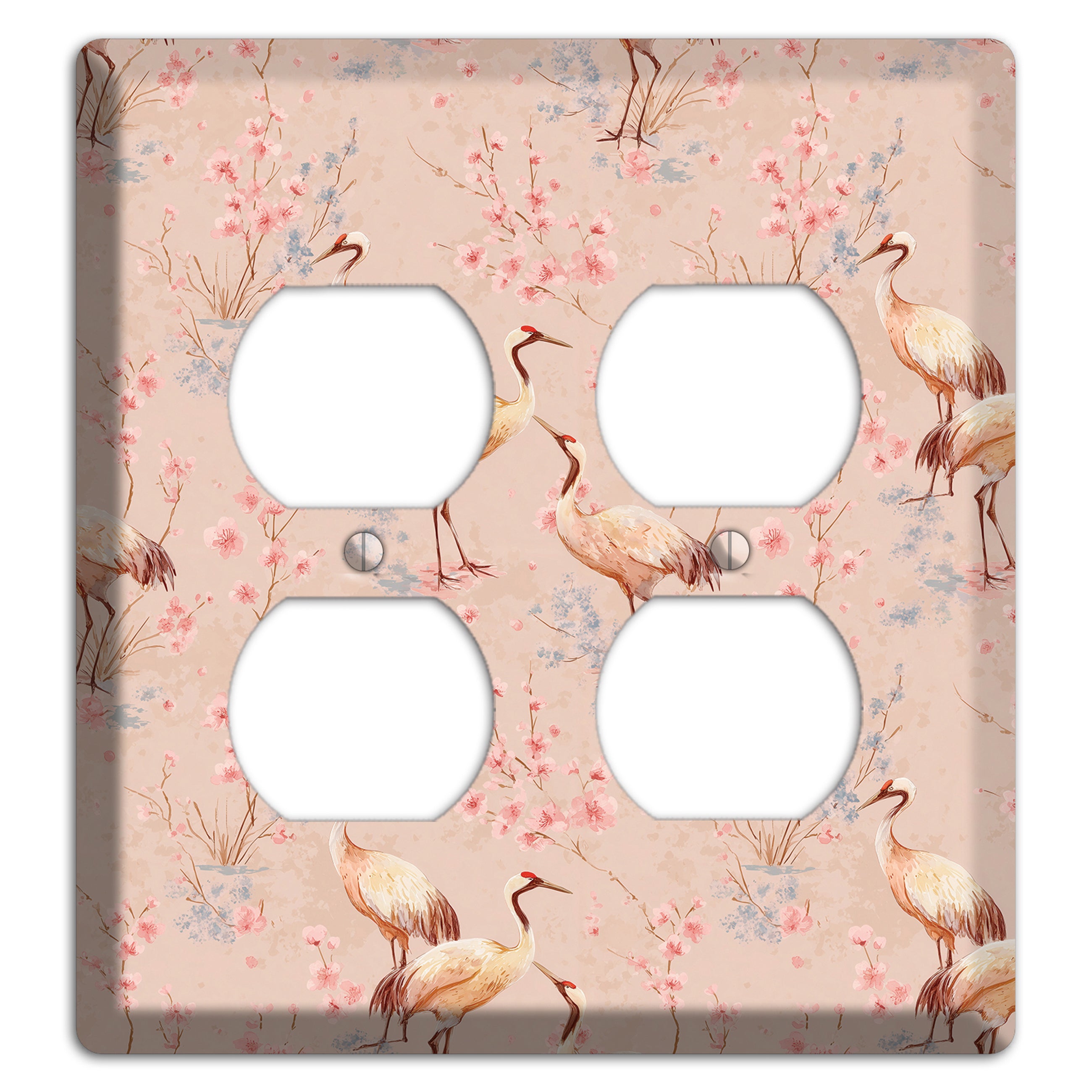 Blush Sakura Passage 2 Duplex Wallplate