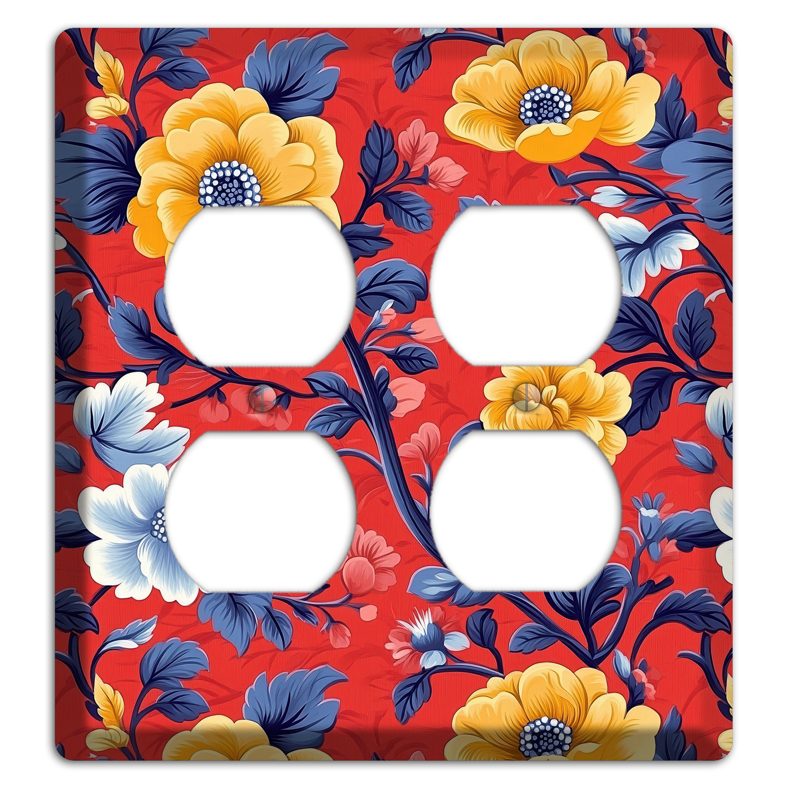 Scarlet Garden Reverie 2 Duplex Wallplate
