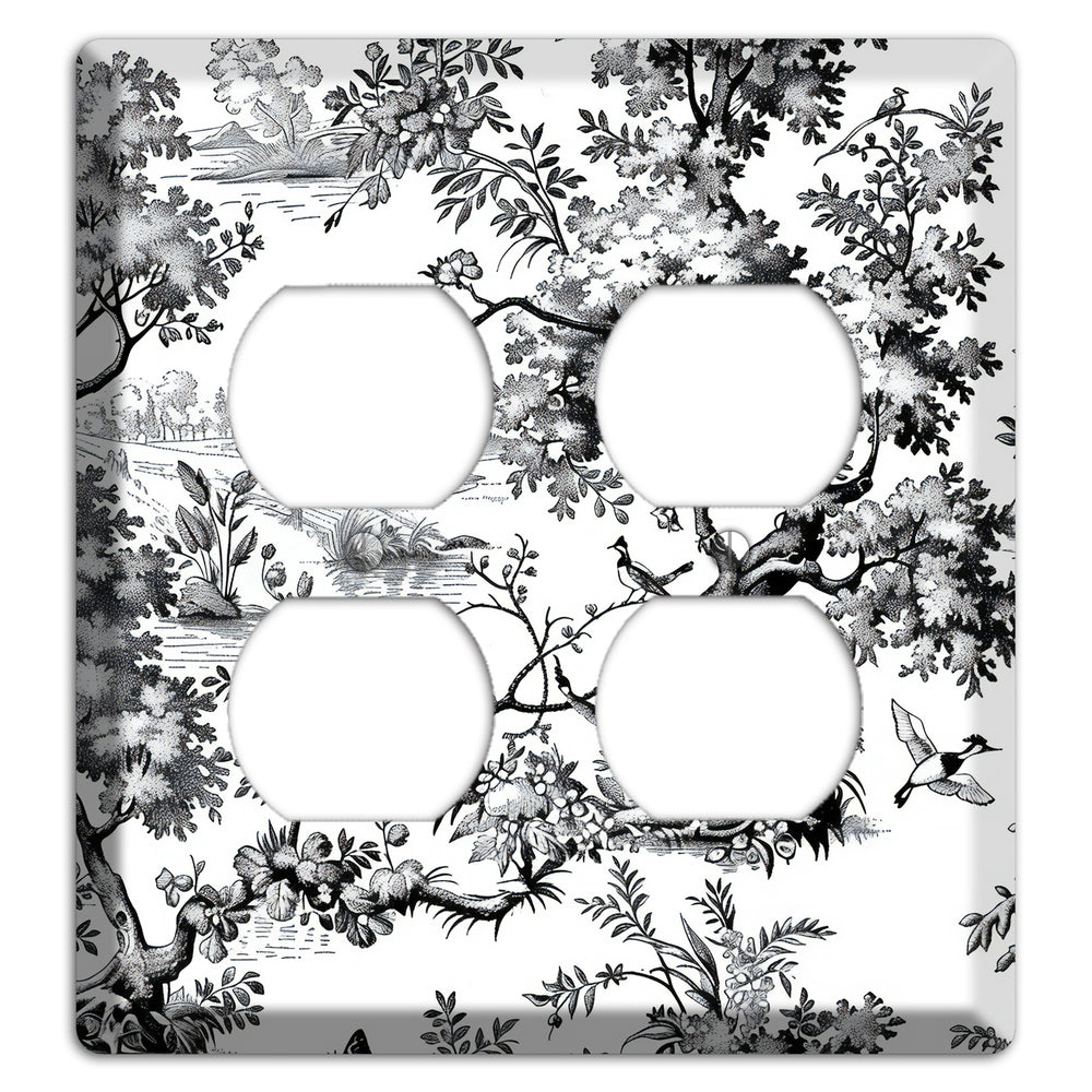 Pastoral Ink Reverie 2 Duplex Wallplate