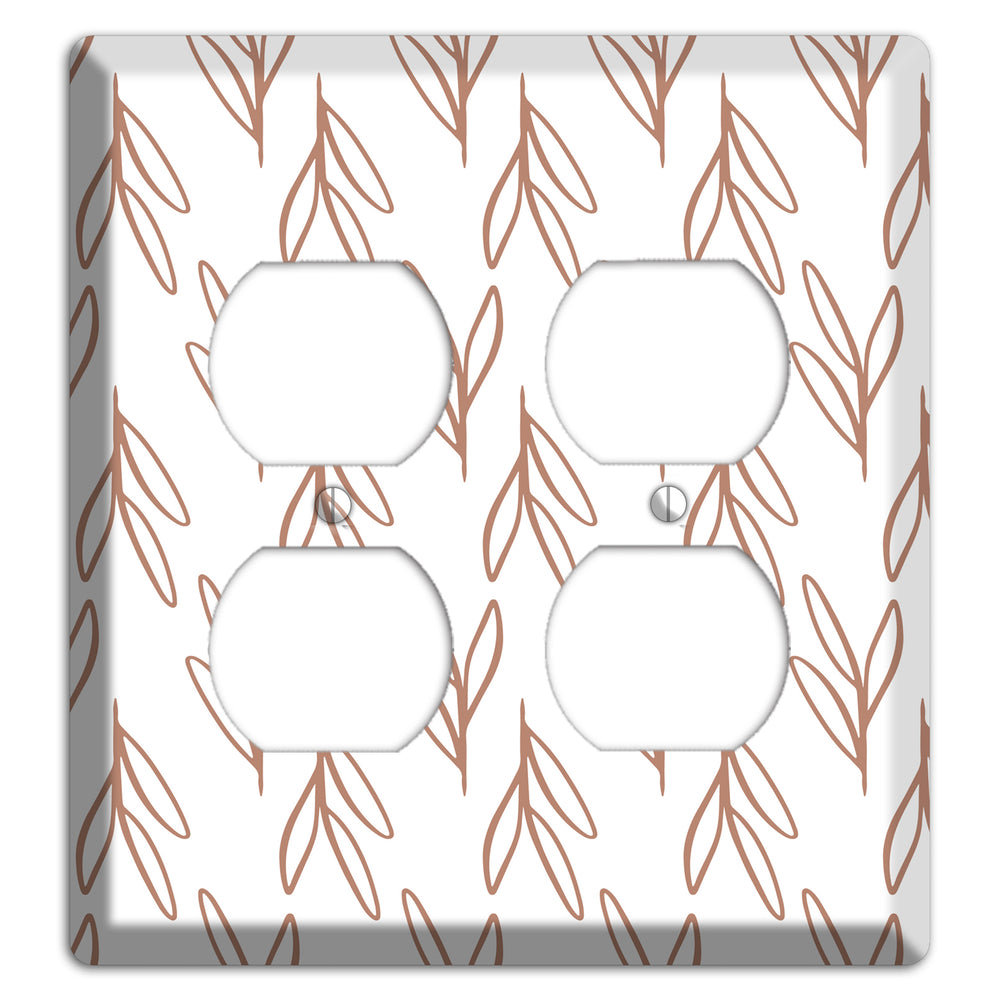 Whisper & Stem 2 Duplex Wallplate
