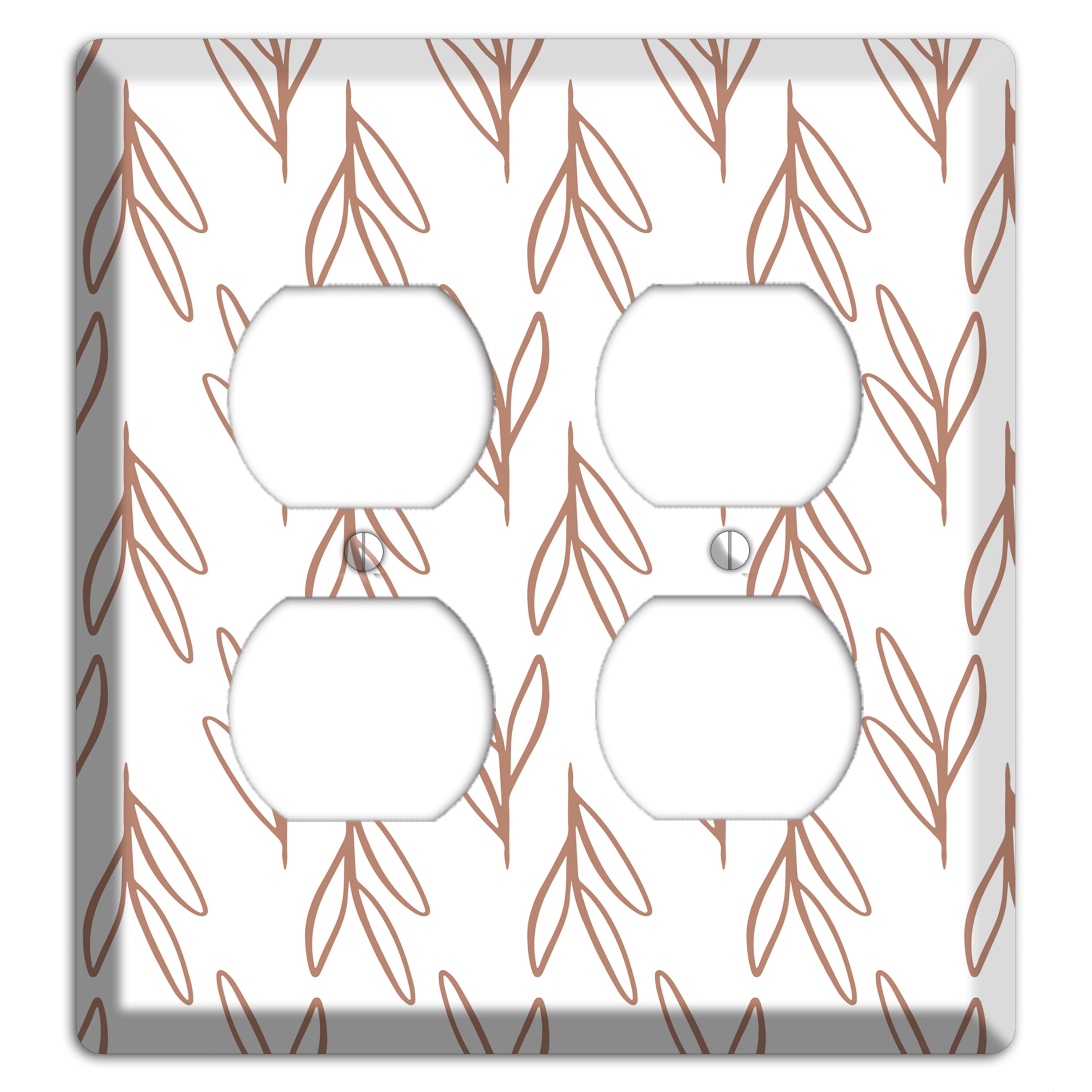 Whisper & Stem 2 Duplex Wallplate