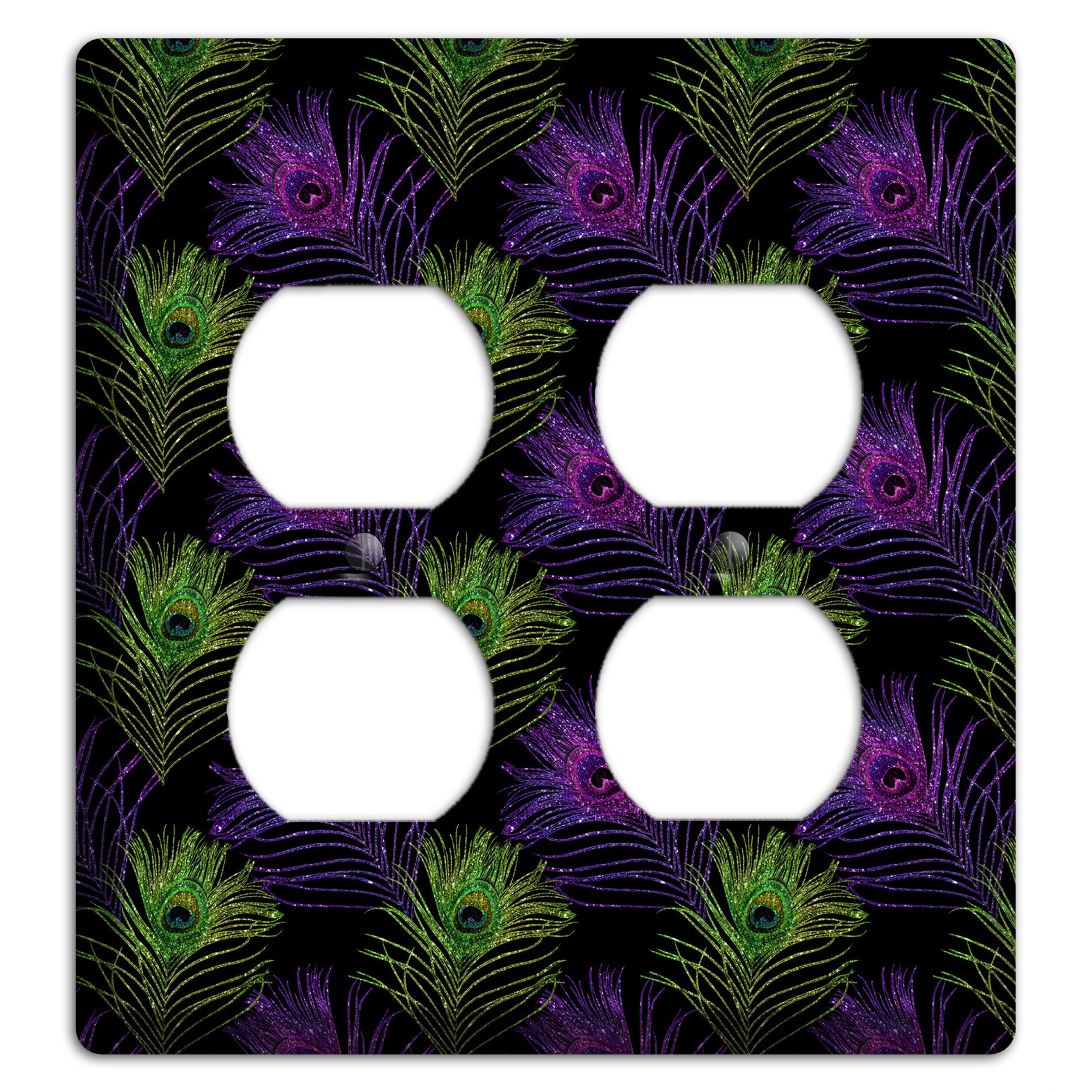 Feathers of the Fête 2 Duplex Wallplate